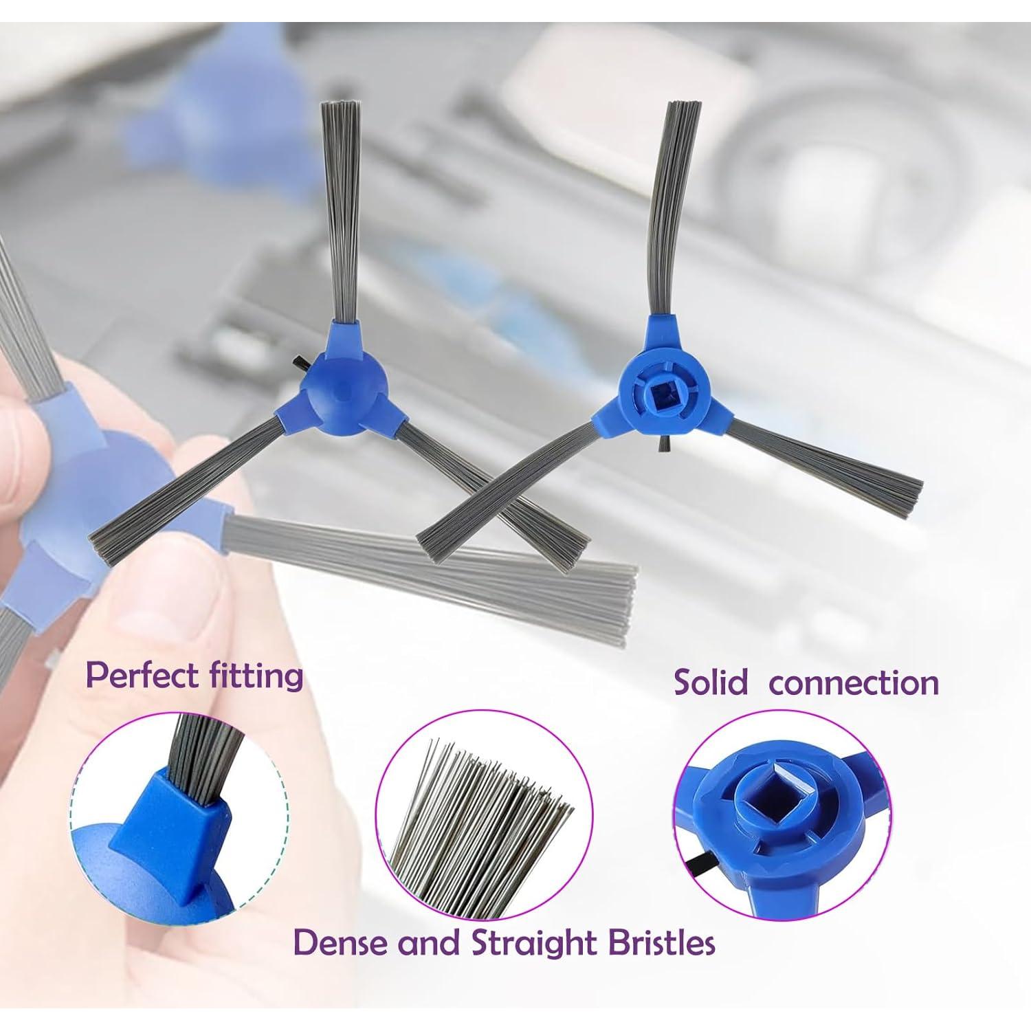 Replacement Side Brushes for Eufy 11S 12 15T 15C 25C 30 30 35C 11S Max 15C Max 25C Max 30C Max G20 G30 G30 Edge G10 G30 Hybrid Robot Vacuum,Replacement Parts for Eufy RoboVac (10 Pack)