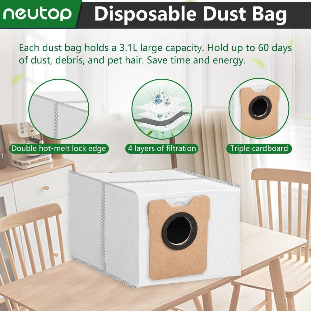 Piezas de Repuesto Neutop para Aspiradora Robot eufy C10