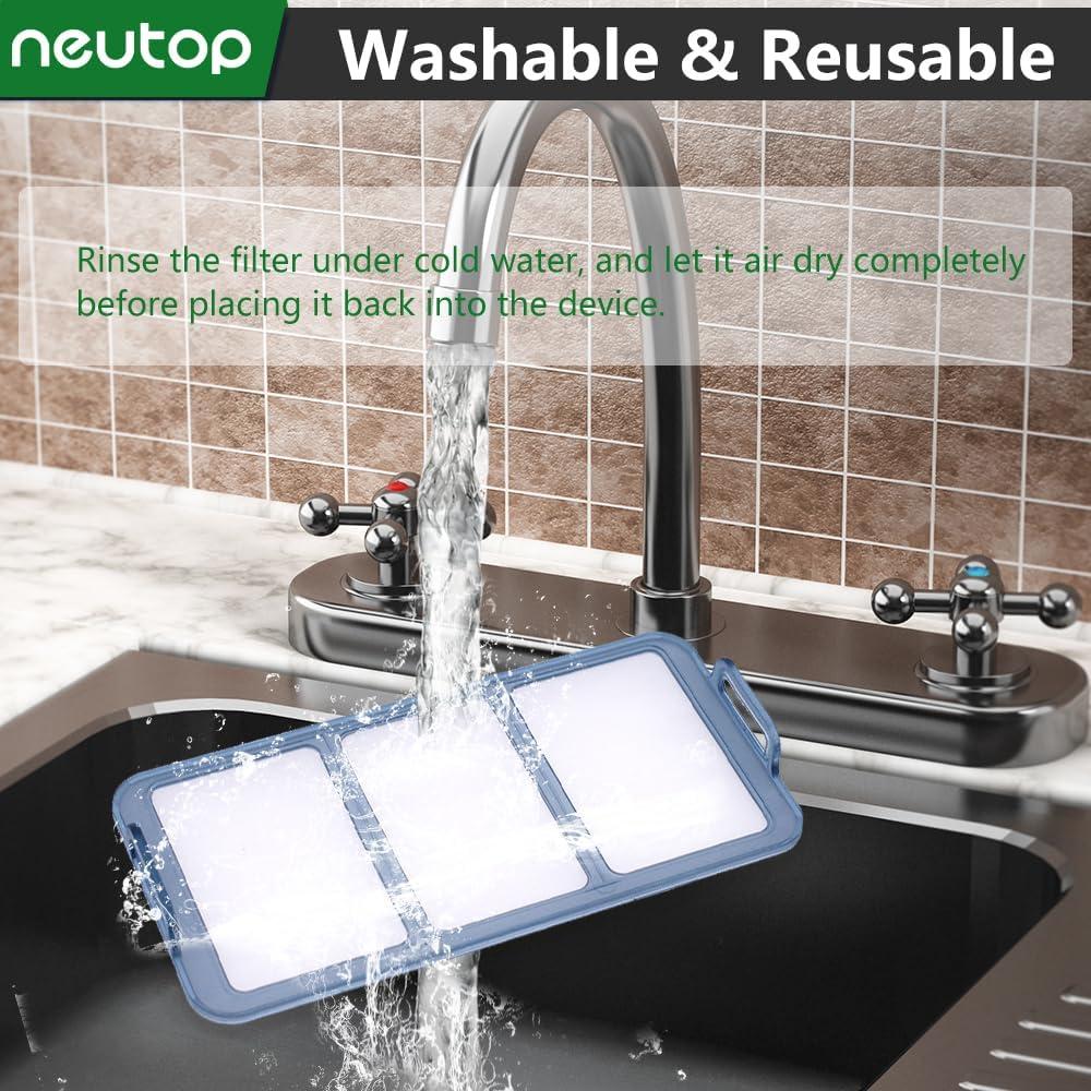 Filtros Prelavables Neutop para eufy RoboVac 11S y más - Paquete de 2