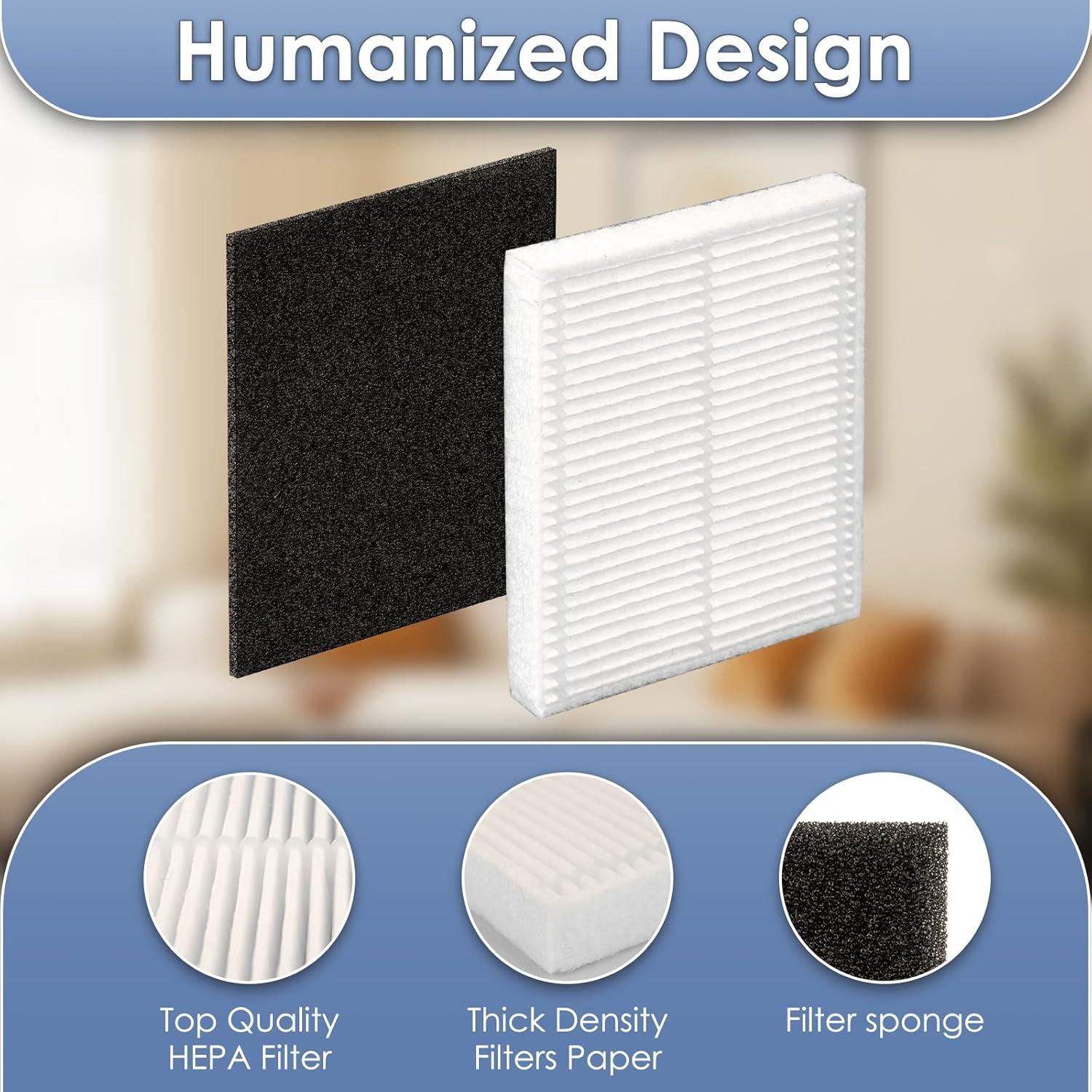 Kit de 7 Filtros HEPA y Espuma MIBUMIKI para eufy L50/L60