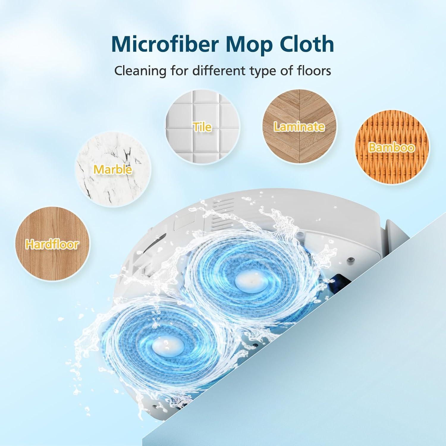 22 Piezas Accesorios para Roborock Qrevo S5V Curv Edge