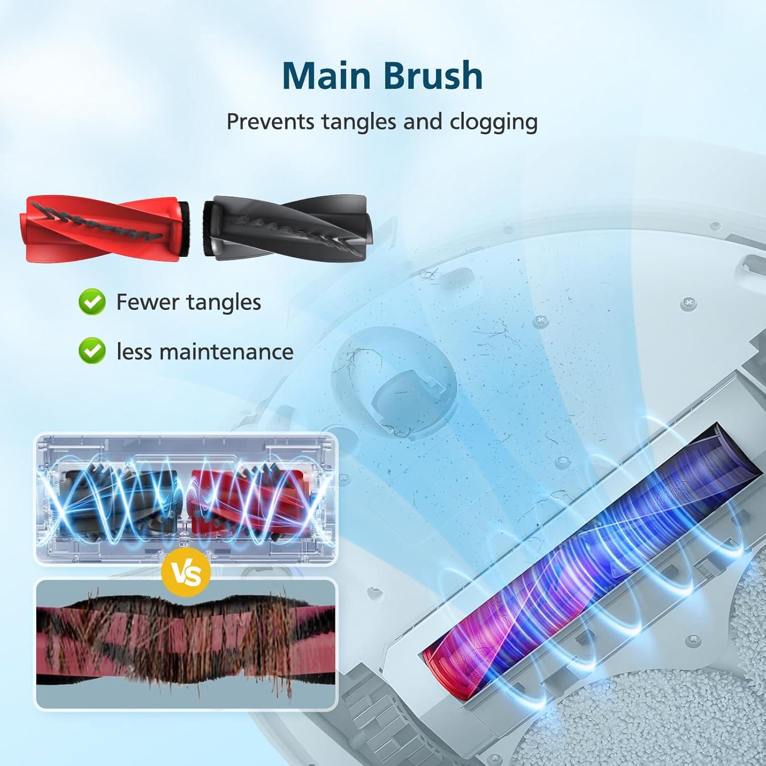 22 Piezas Accesorios para Roborock Qrevo S5V Curv Edge