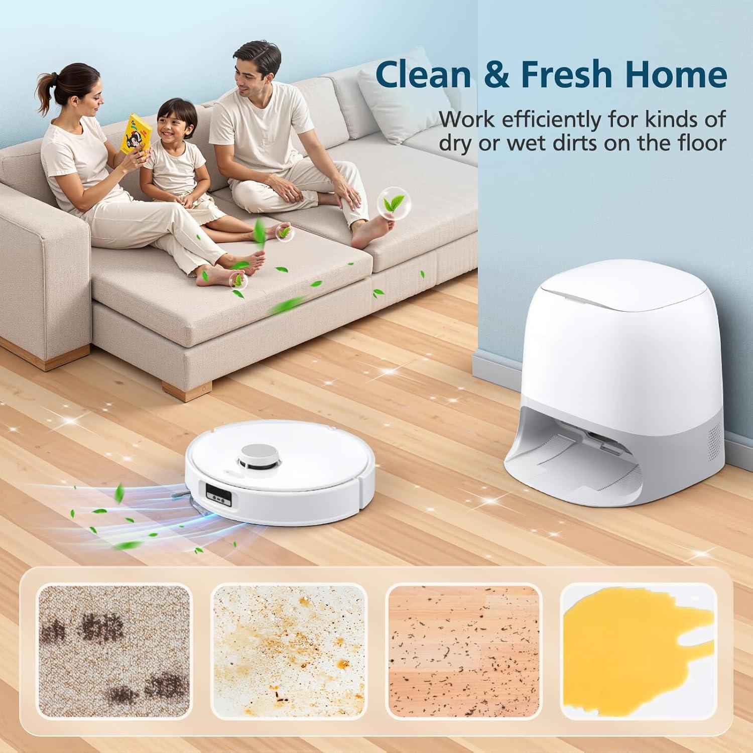 22 Piezas Accesorios para Roborock Qrevo S5V Curv Edge