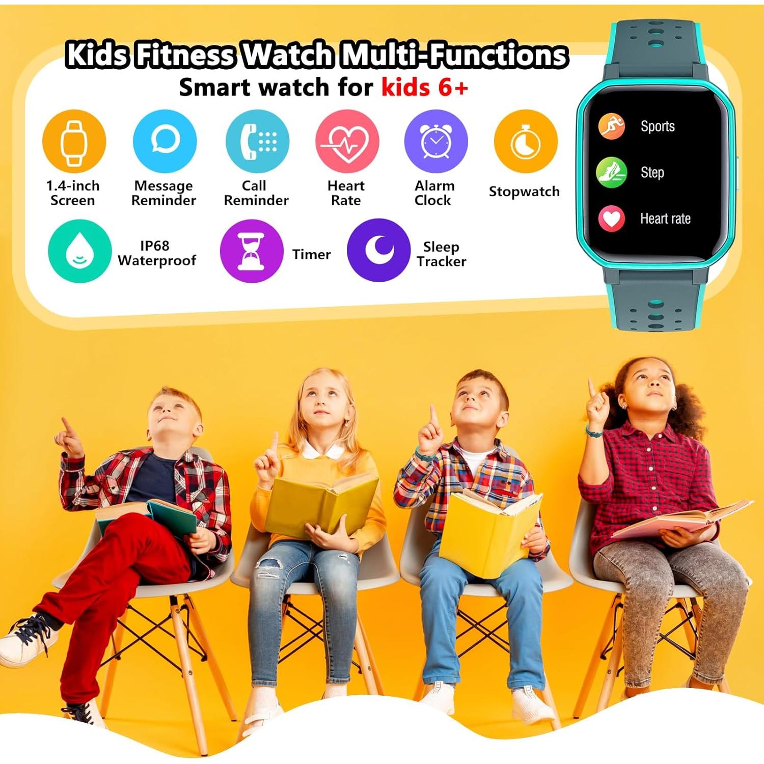 Reloj Inteligente JOYELE H79 para Niños Verde 19 Modos