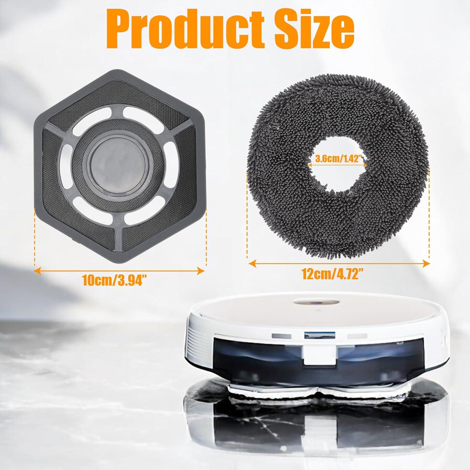 Soporte y almohadillas de mopa BuleVina para Yeedi Mop Station