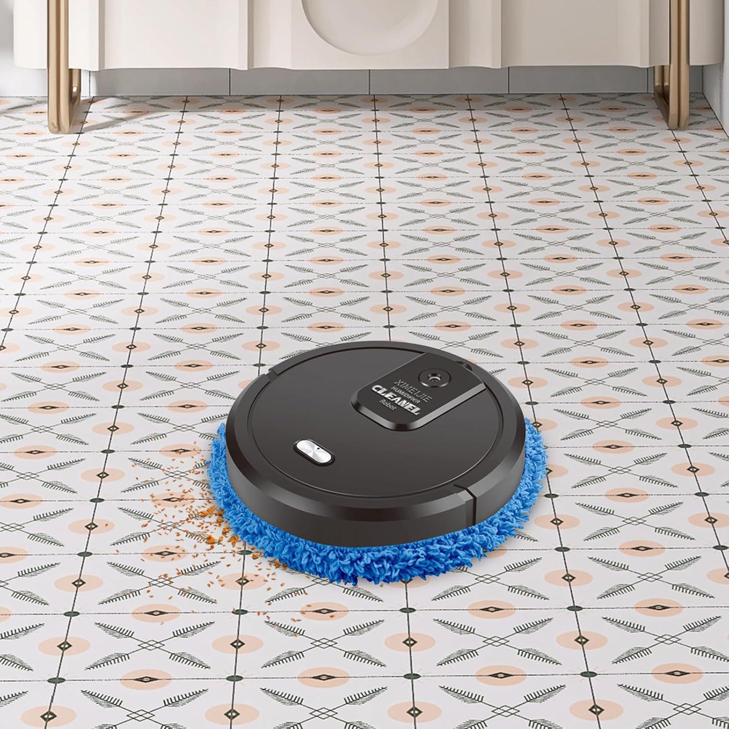 Robot Limpiador de Barrido Inteligente Mahugde 25cm Negro