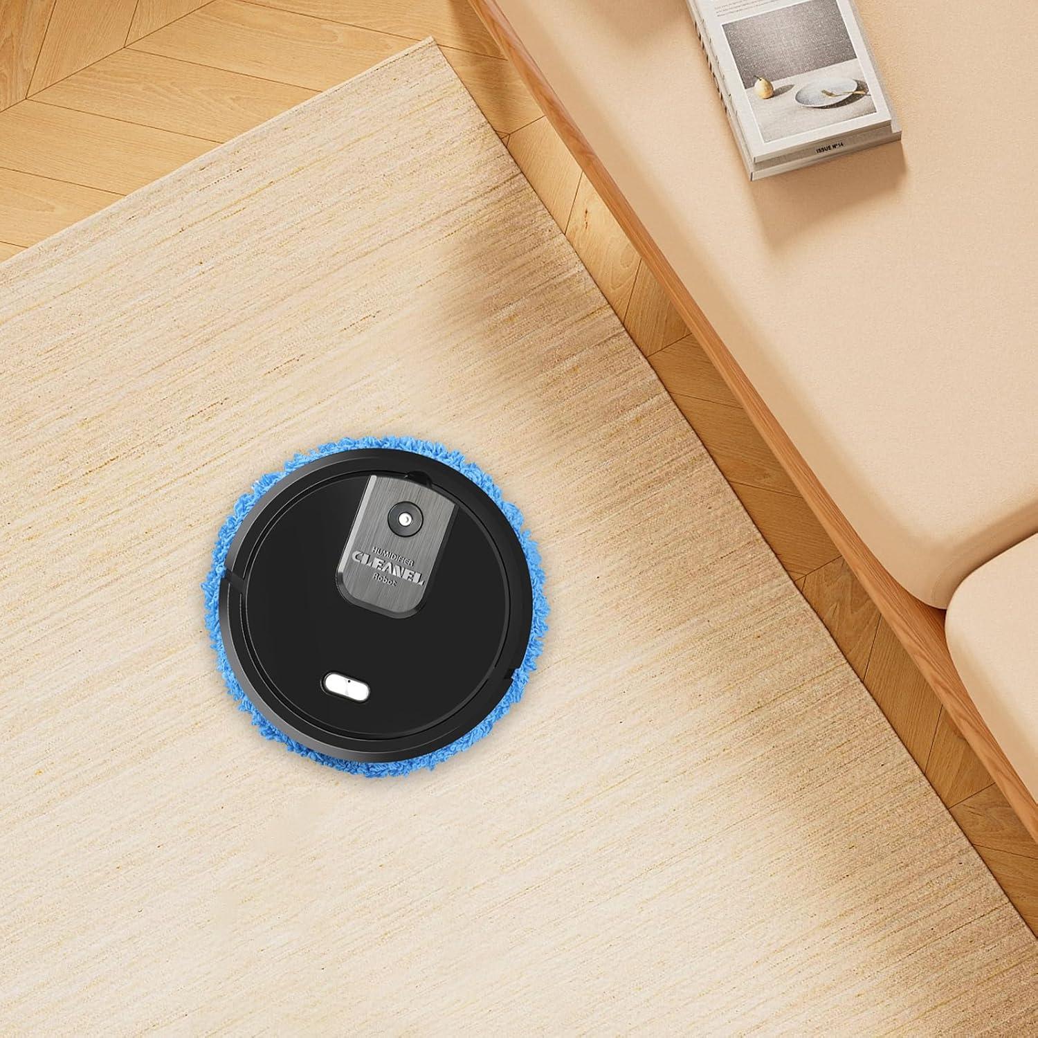 Robot Limpiador de Barrido Inteligente Mahugde 25cm Negro