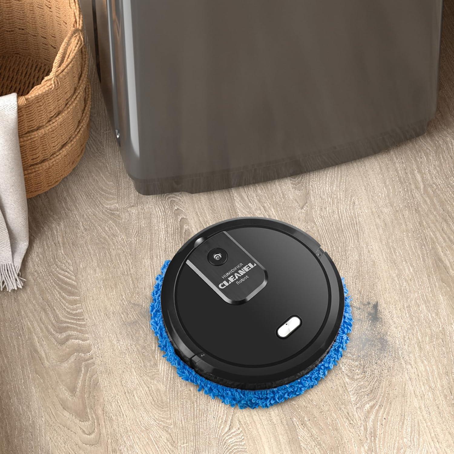 Robot Limpiador de Barrido Inteligente Mahugde 25cm Negro