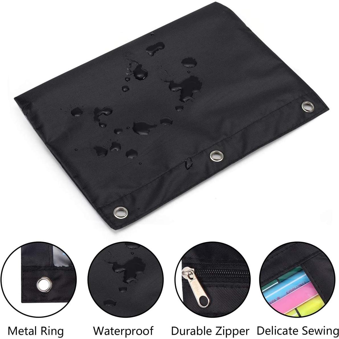 Estuche de Lápiz MaxFly 24 Paquetes Negro 25x18cm