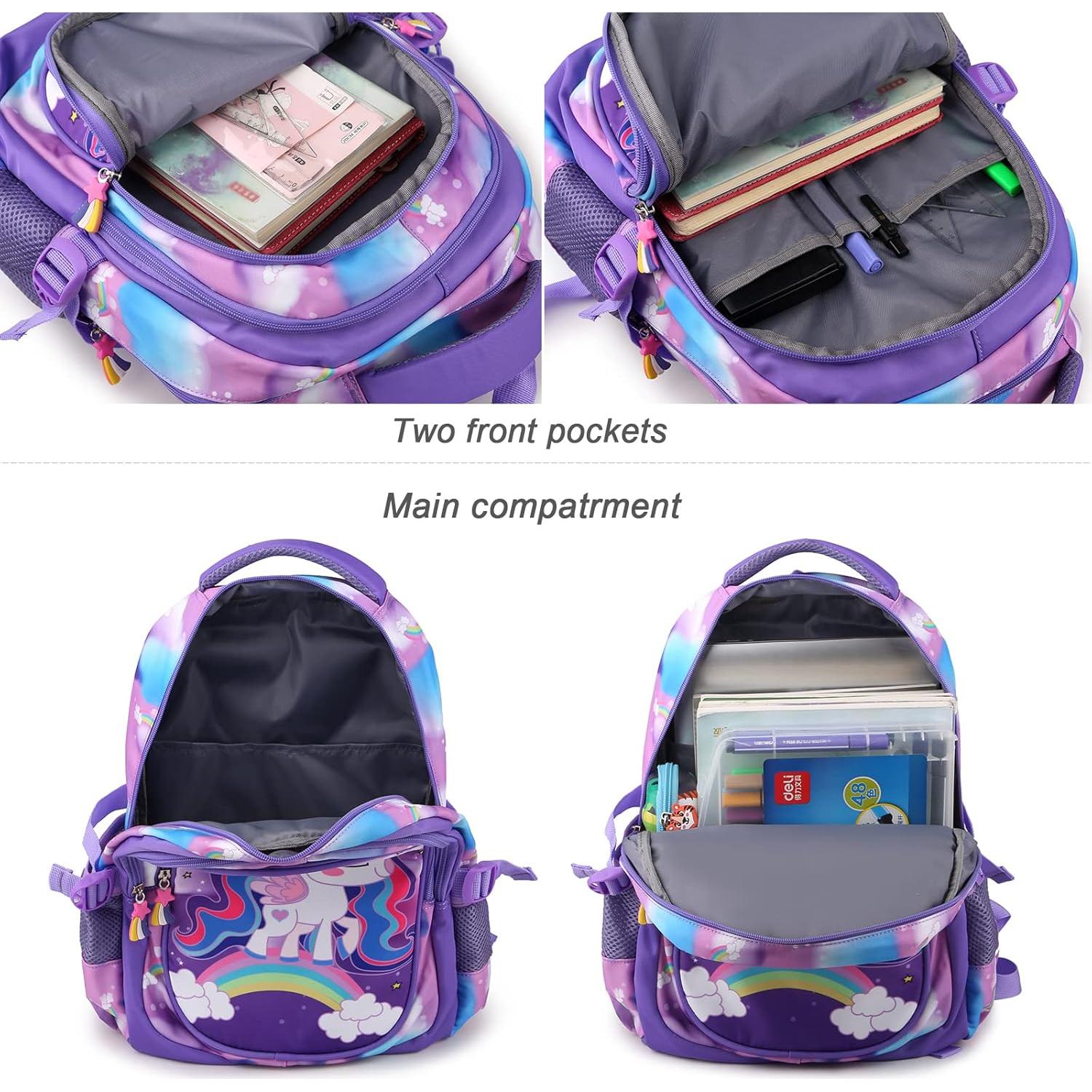 Mochila Escolar Niña Wisiley 40 cm Unicornio Ligera