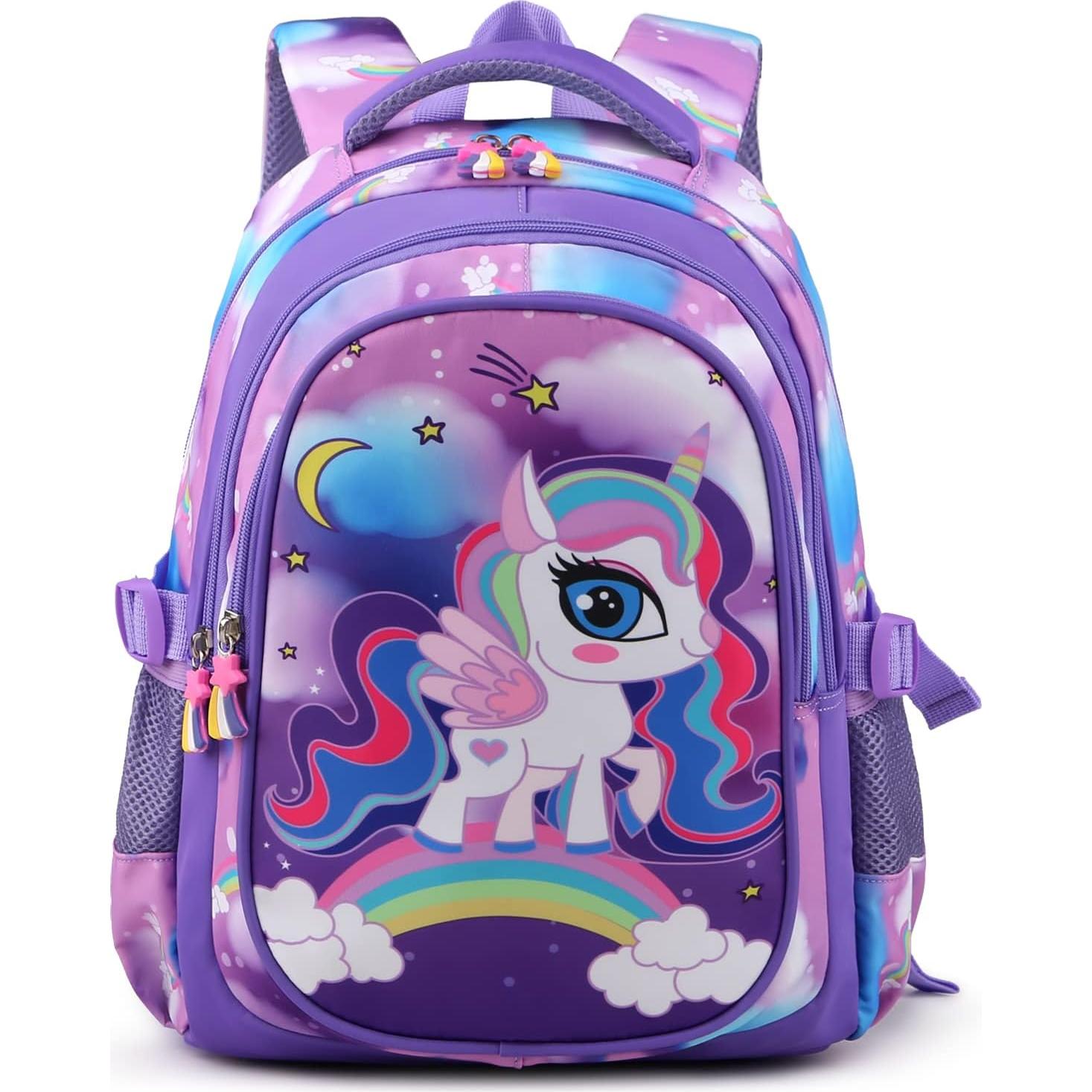 Mochila Escolar Niña Wisiley 40 cm Unicornio Ligera