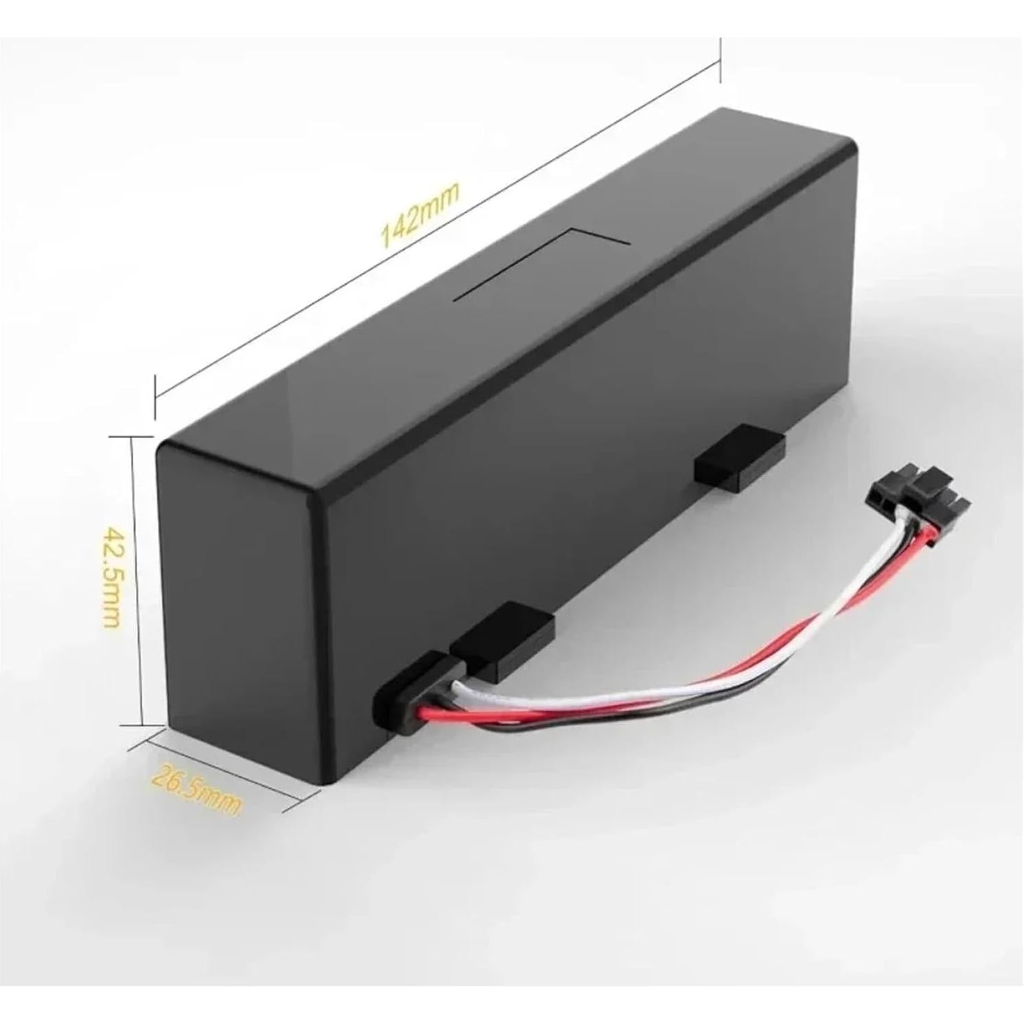 14.8V STYTJ02YM Battery ，Compatible ForXiaomi Mijia LDS Vacuum Cleaner Mi Robot Vacuum-Mop P Mi Robot Vacuum-Mop 2S ，Compatible for Haier JX37(9800mAh)
