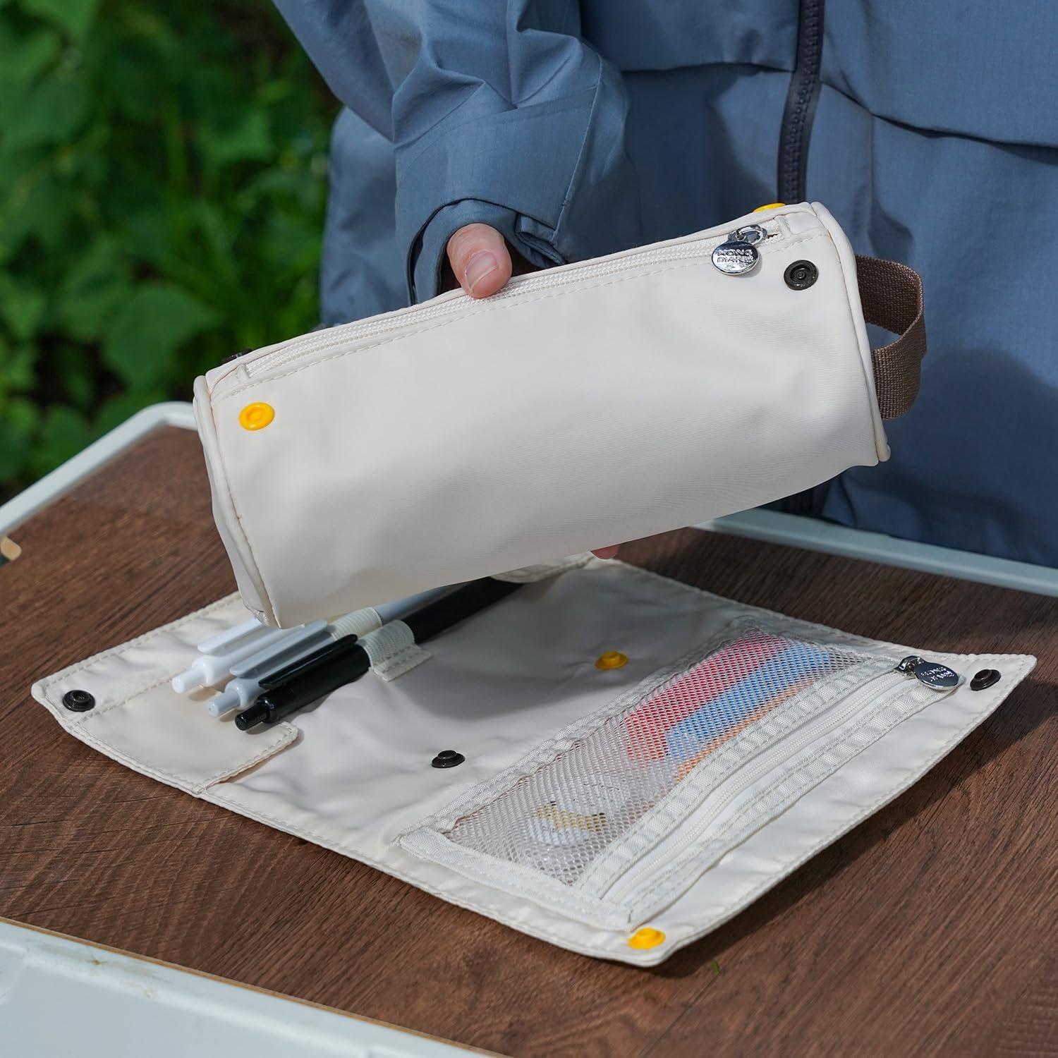 Estuche de Lápices Lanxivi Enrollable Albaricoque 20x9 cm