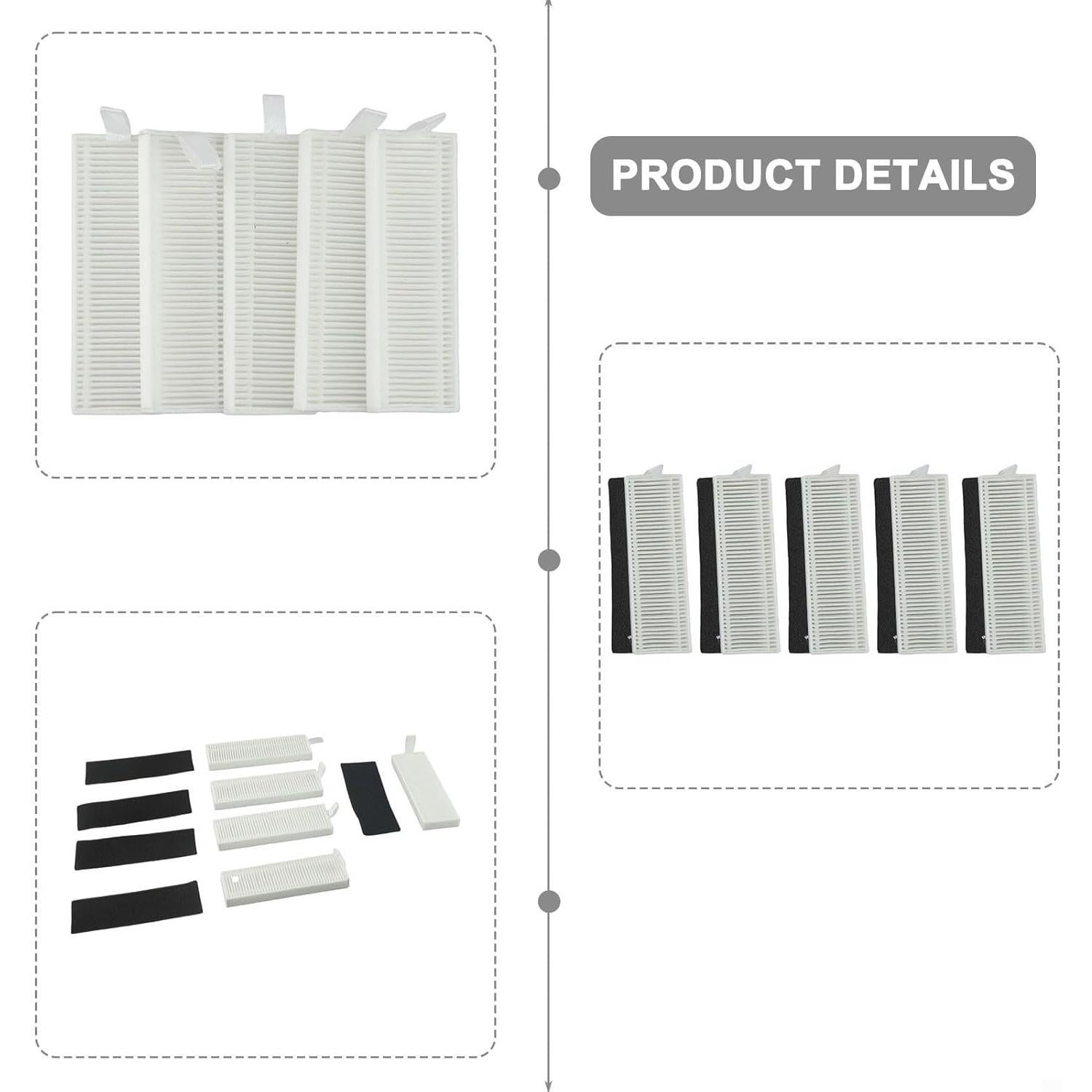 5 Filtros HEPA Oceanialend para Laresar Mars01 y Lubluelu