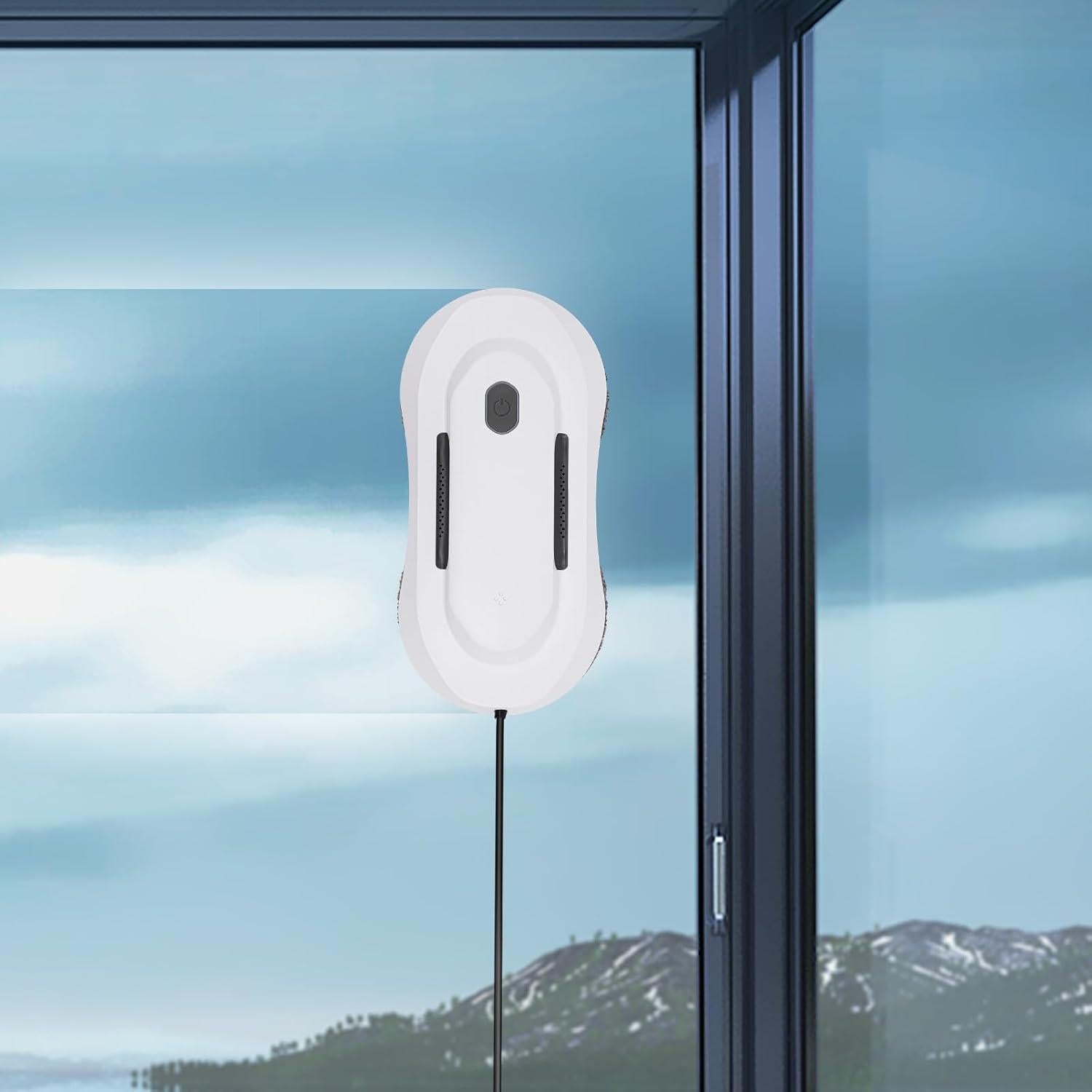 Window Cleaner Robot with Dual Water Spray - Window Cleaning Robot Window Cleaner with Automatic Water Spray Window Washer Robot Glass Cleaning Robot 2800Pa Sunction Power