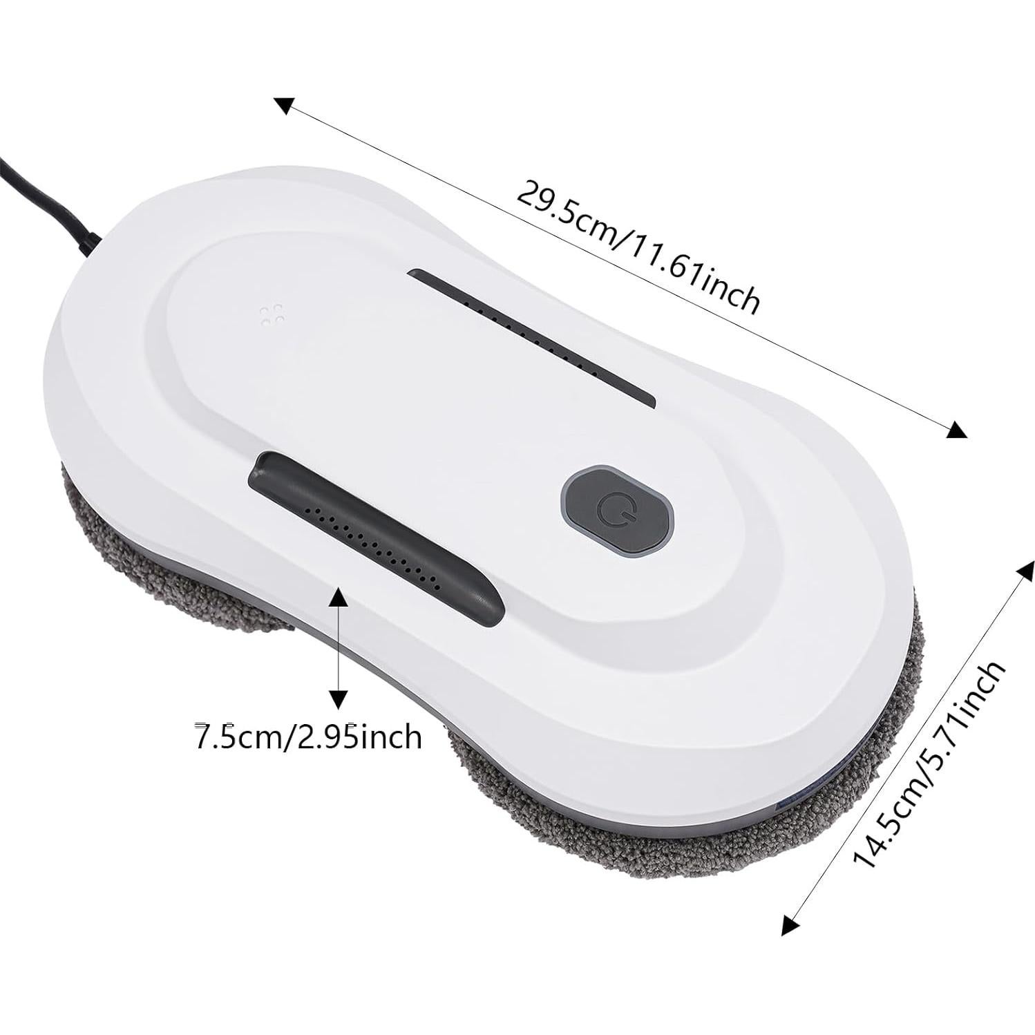 Window Cleaner Robot with Dual Water Spray - Window Cleaning Robot Window Cleaner with Automatic Water Spray Window Washer Robot Glass Cleaning Robot 2800Pa Sunction Power