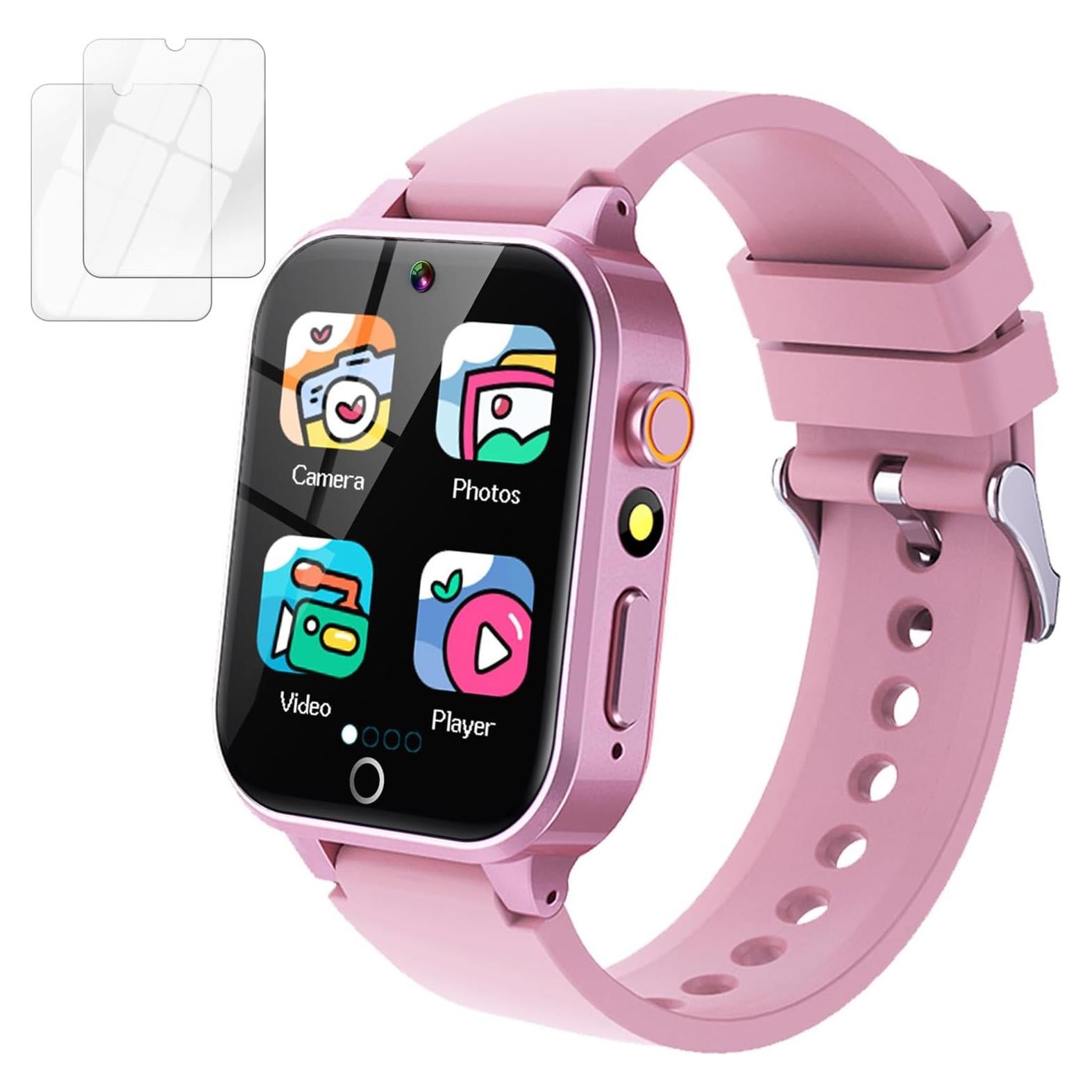 Reloj Inteligente Vakzovy D07 Rosa para Niños 6-12 Años