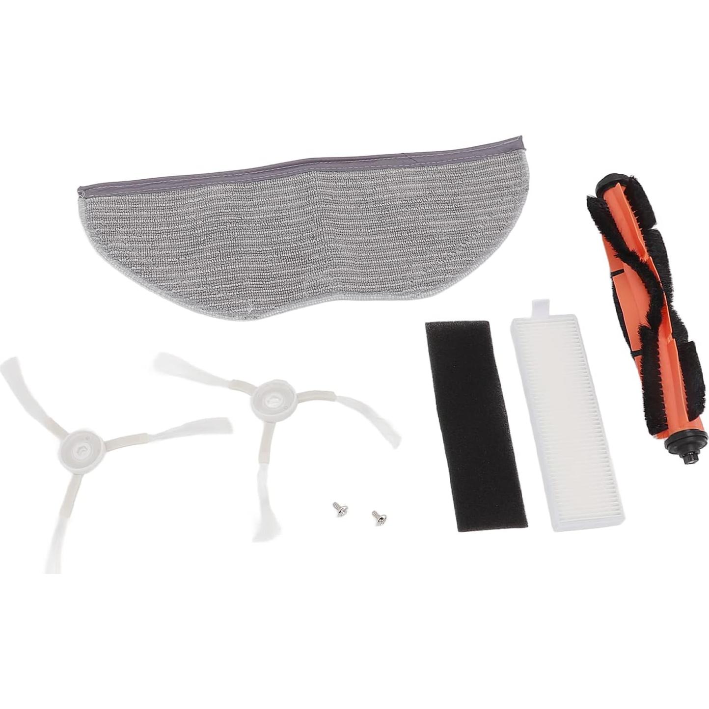 TOPINCN Main Brush Side Brush Filter Mop Cloth Set for G1 MJSTG1 Vacuum Cleaner Replacement Parts