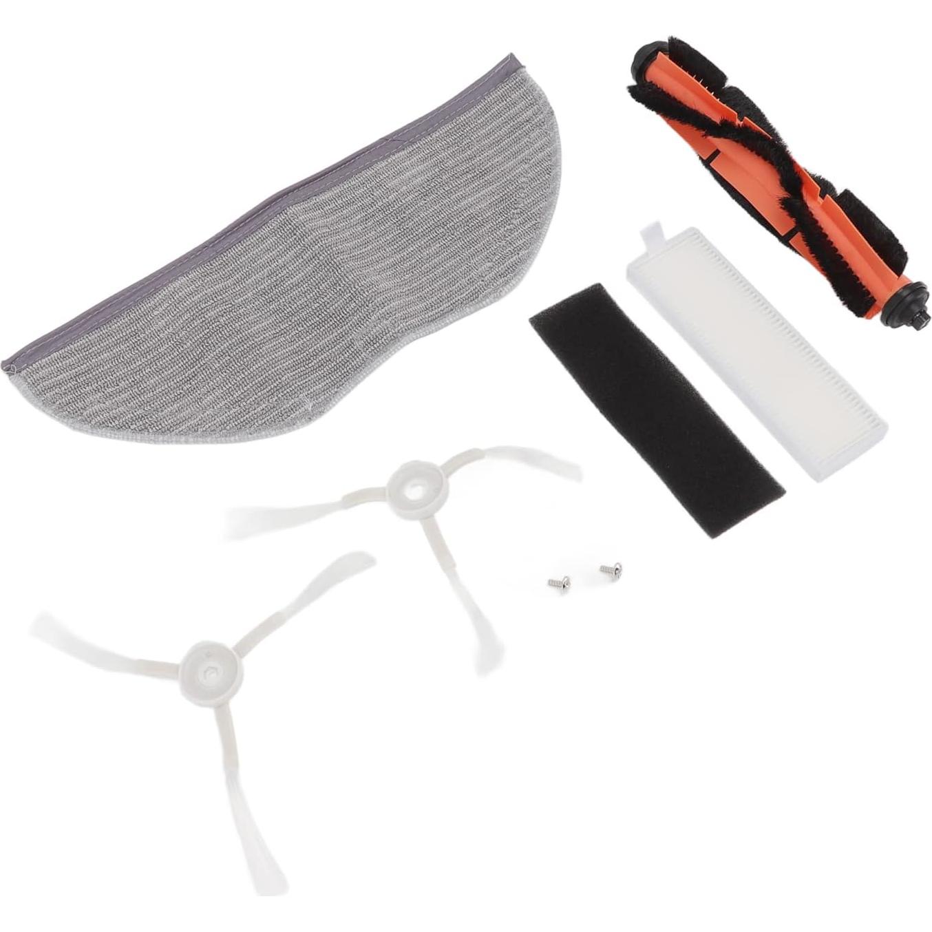 TOPINCN Main Brush Side Brush Filter Mop Cloth Set for G1 MJSTG1 Vacuum Cleaner Replacement Parts