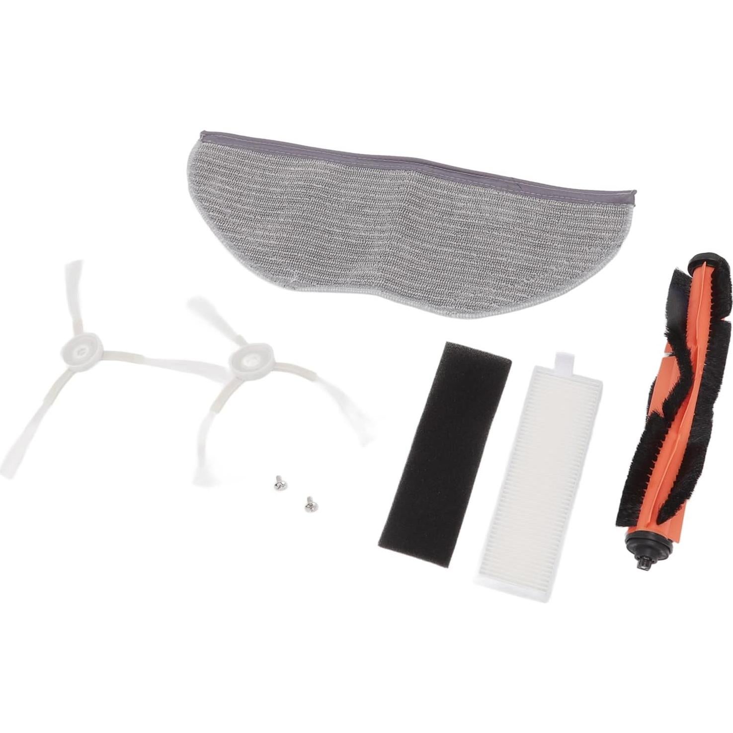 TOPINCN Main Brush Side Brush Filter Mop Cloth Set for G1 MJSTG1 Vacuum Cleaner Replacement Parts