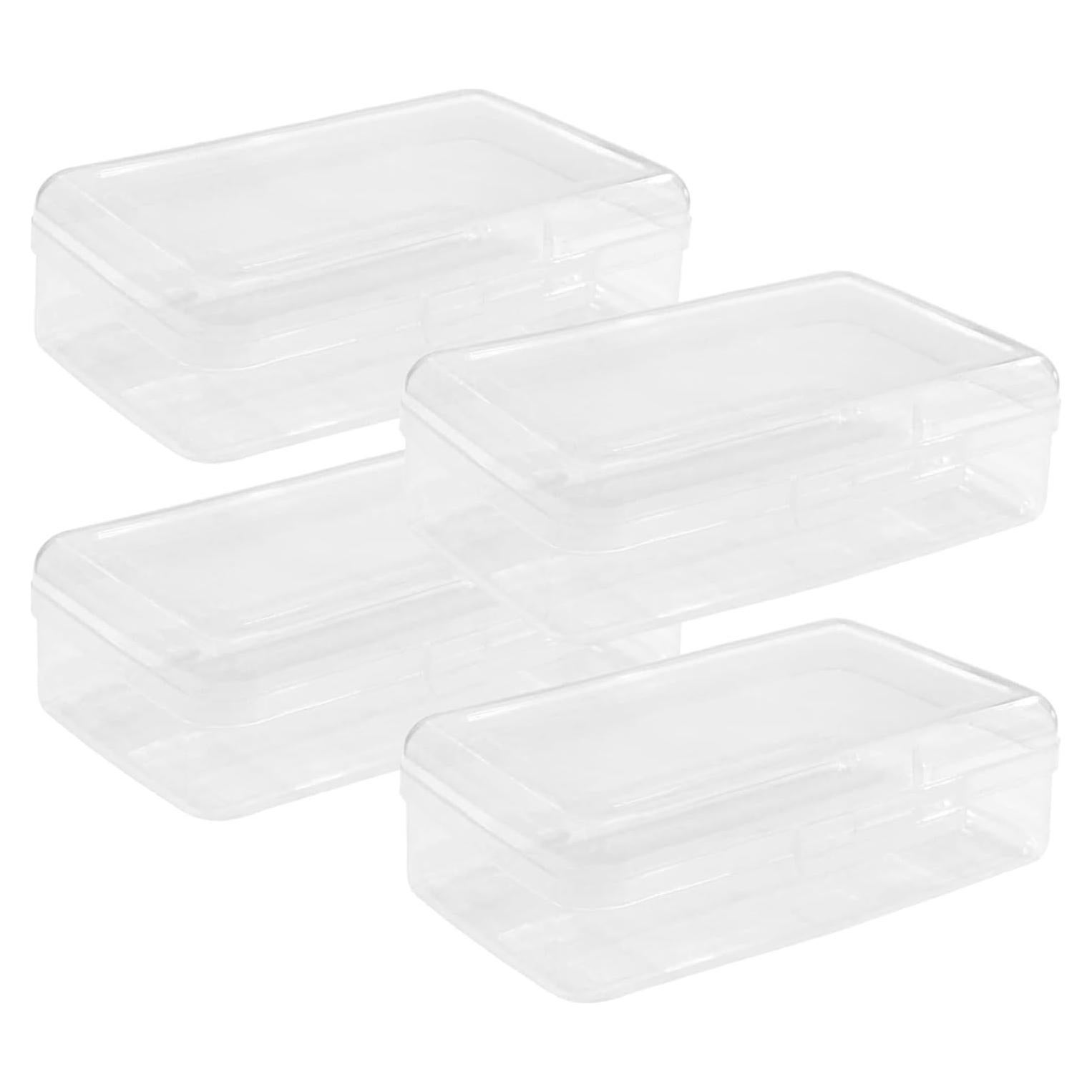 Caja de Lápices Ykimok Transparente Paquete de 4 Apilables
