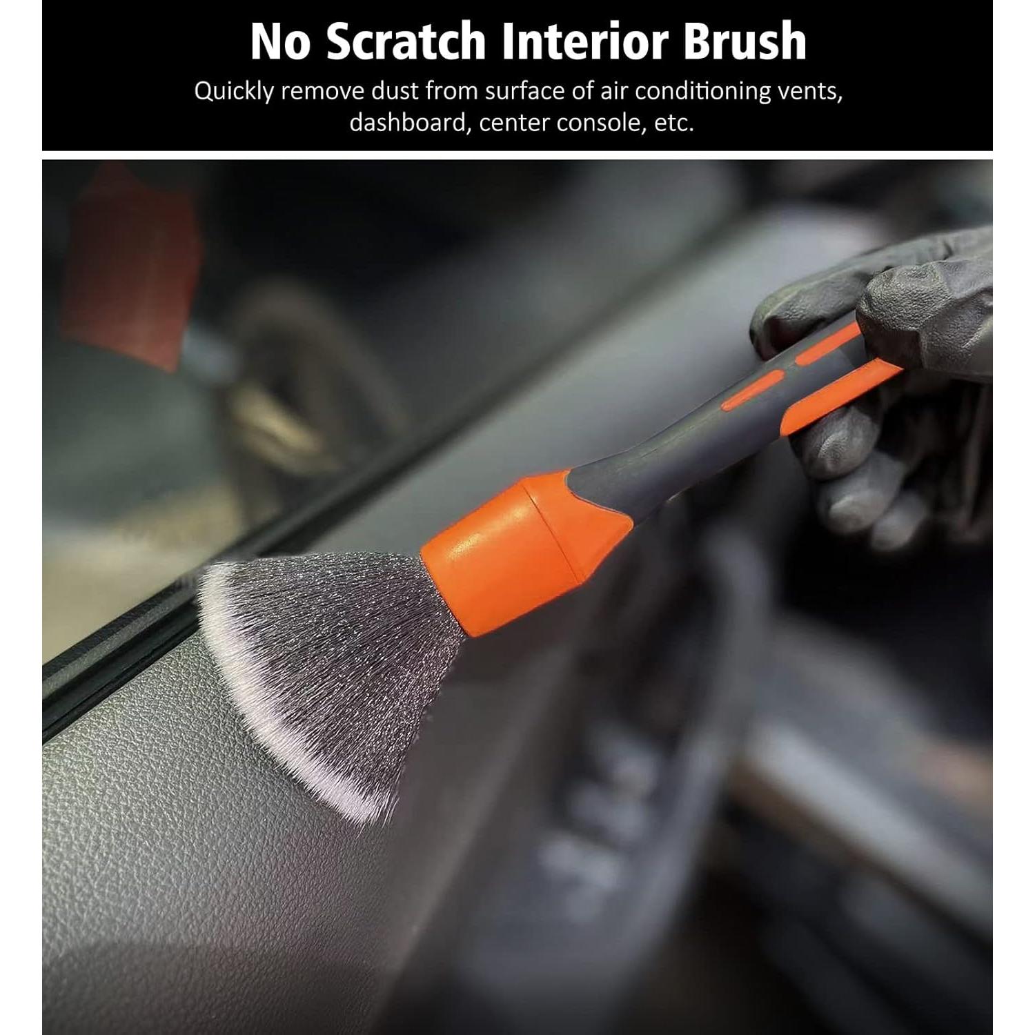 Juego de 3 Pinceles Detalladores YeewayVeh Naranja 190g