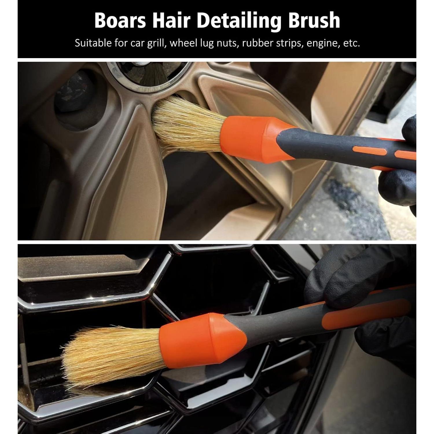 Juego de 3 Pinceles Detalladores YeewayVeh Naranja 190g