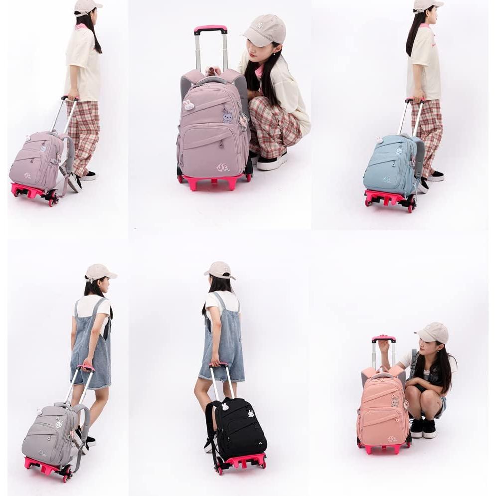 Mochila Rodante para Niñas Carro 2 Ruedas 44x29x18cm