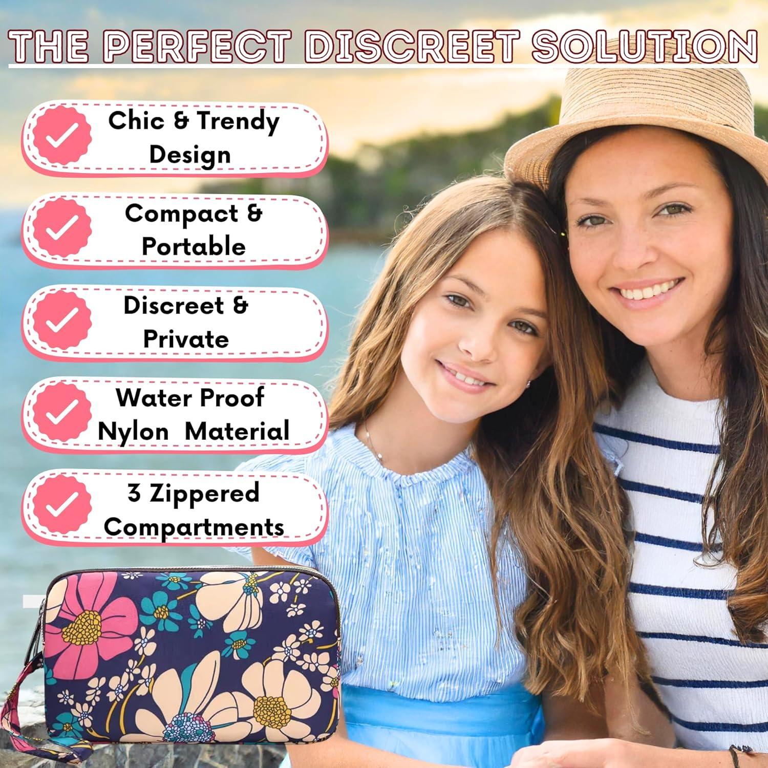 Kit de Viaje First Period Pal Pack | 24 Piezas | Flores