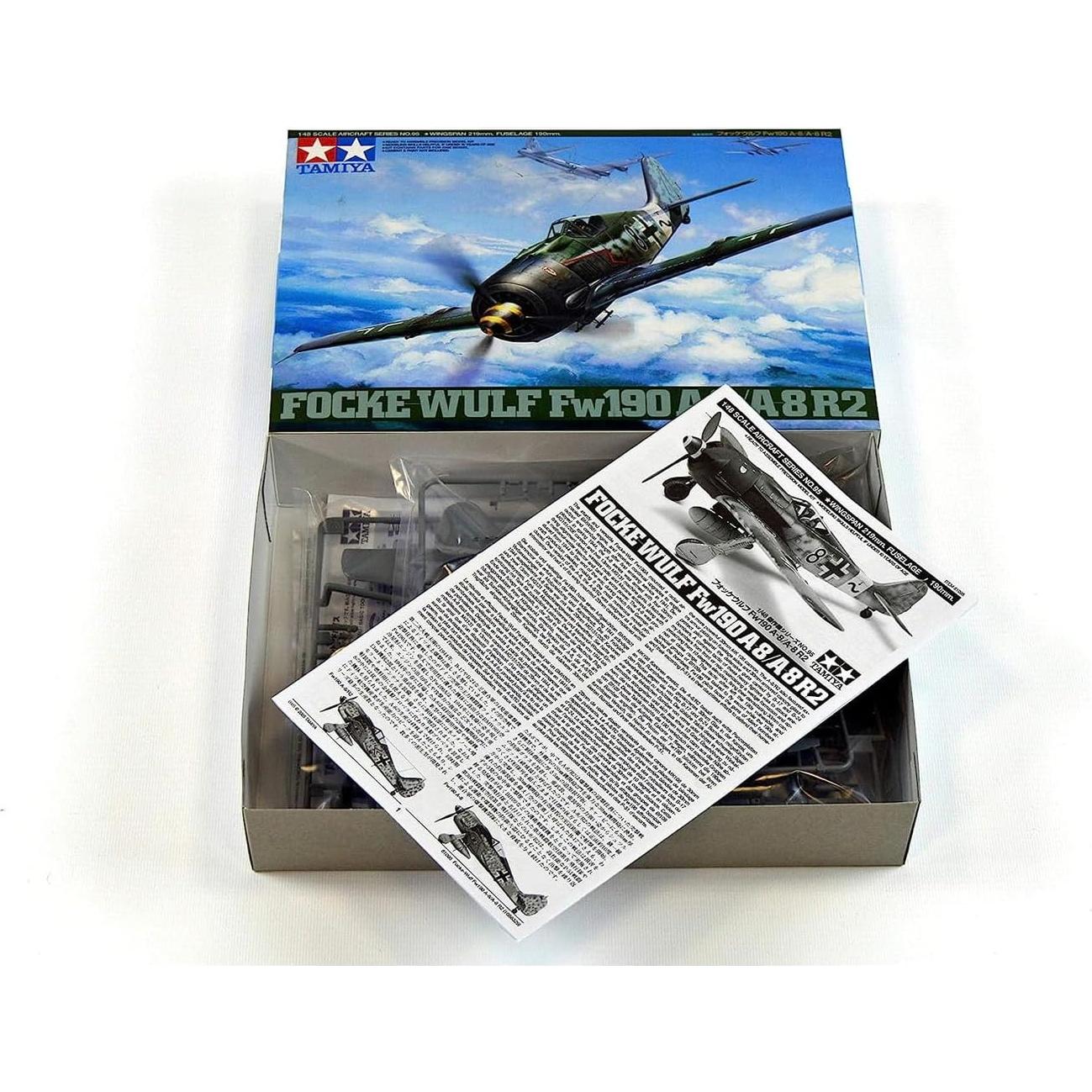 Tamiya 61095 Focke-Wulf FW190 A-8 R2 1/48 Kit de Avión
