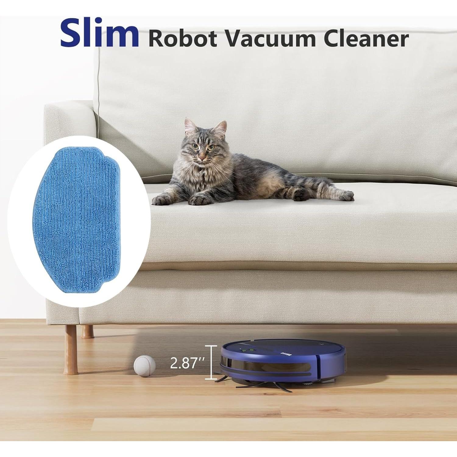 Robot Aspirador 2 en 1 BR151 BL con Mopa y Tanque de Agua