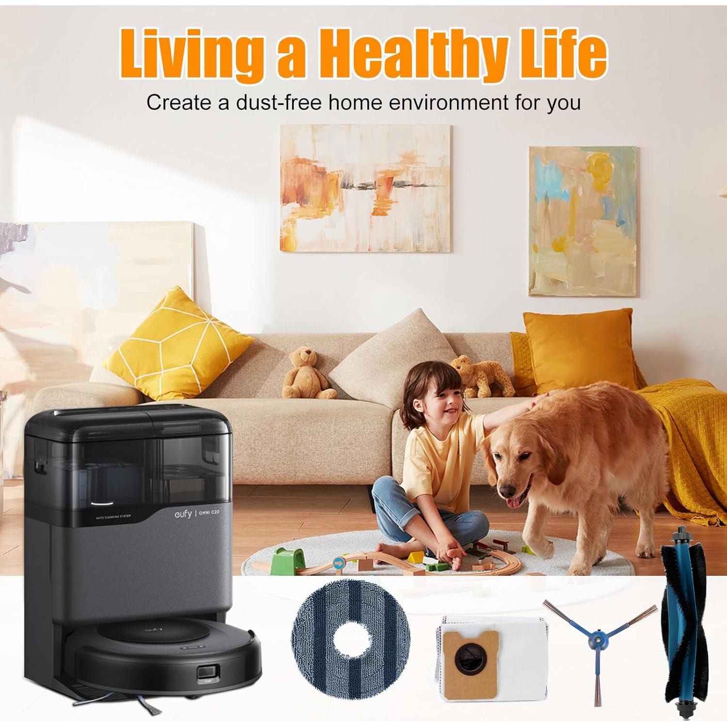 Kits de Reemplazo para Aspiradora Eufy Omni C20 - 20 Piezas