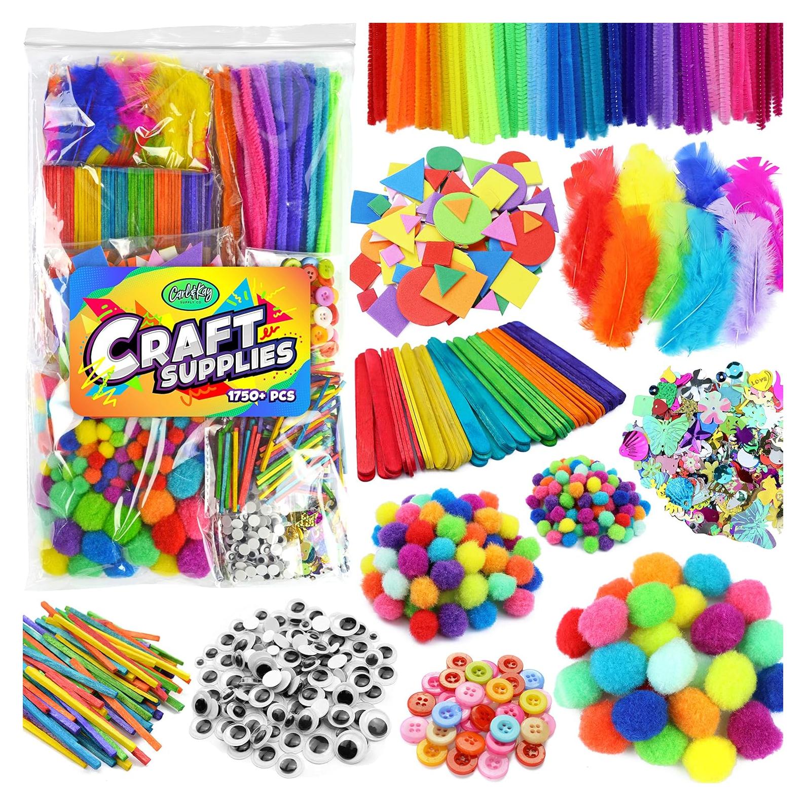 Kit de Manualidades para Niños Carl & Kay 1750 Piezas