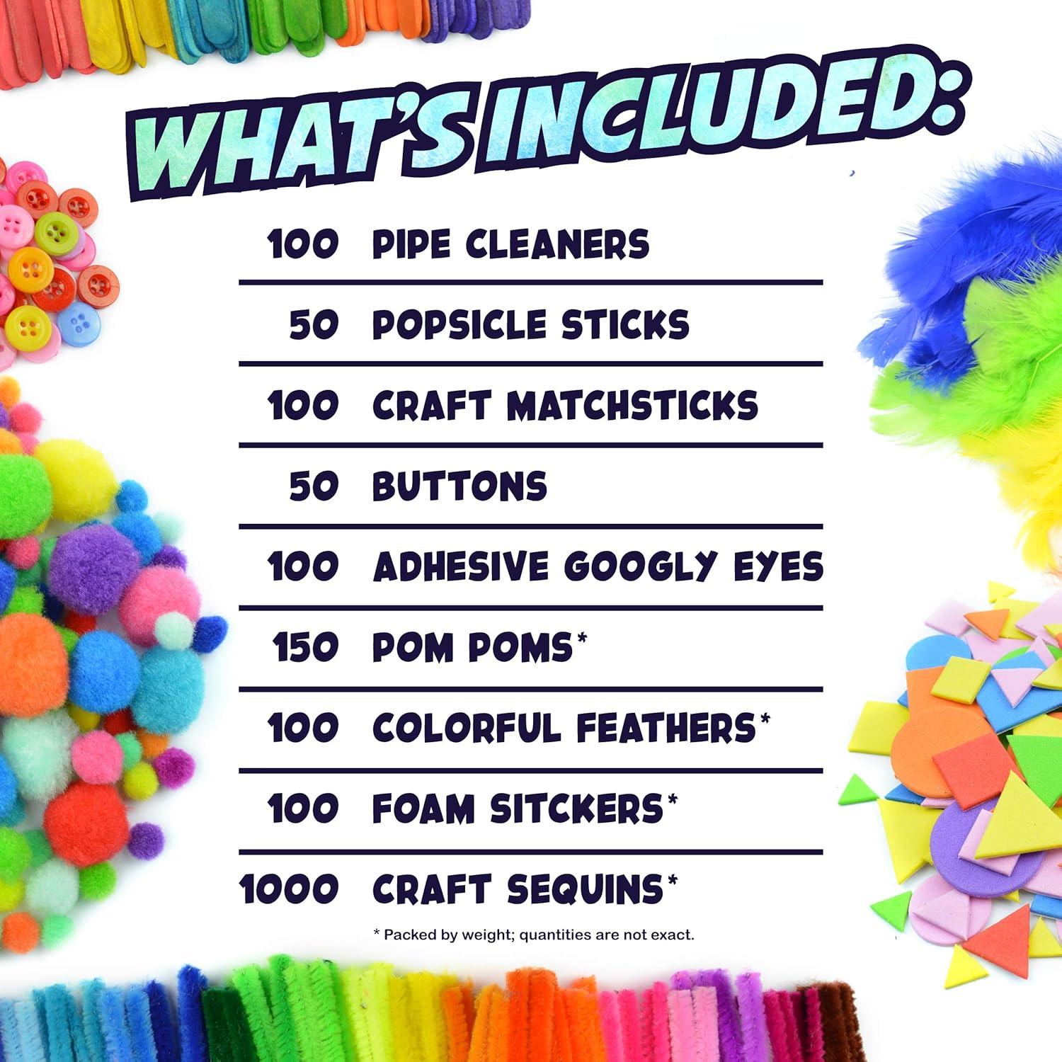 Kit de Manualidades para Niños Carl & Kay 1750 Piezas