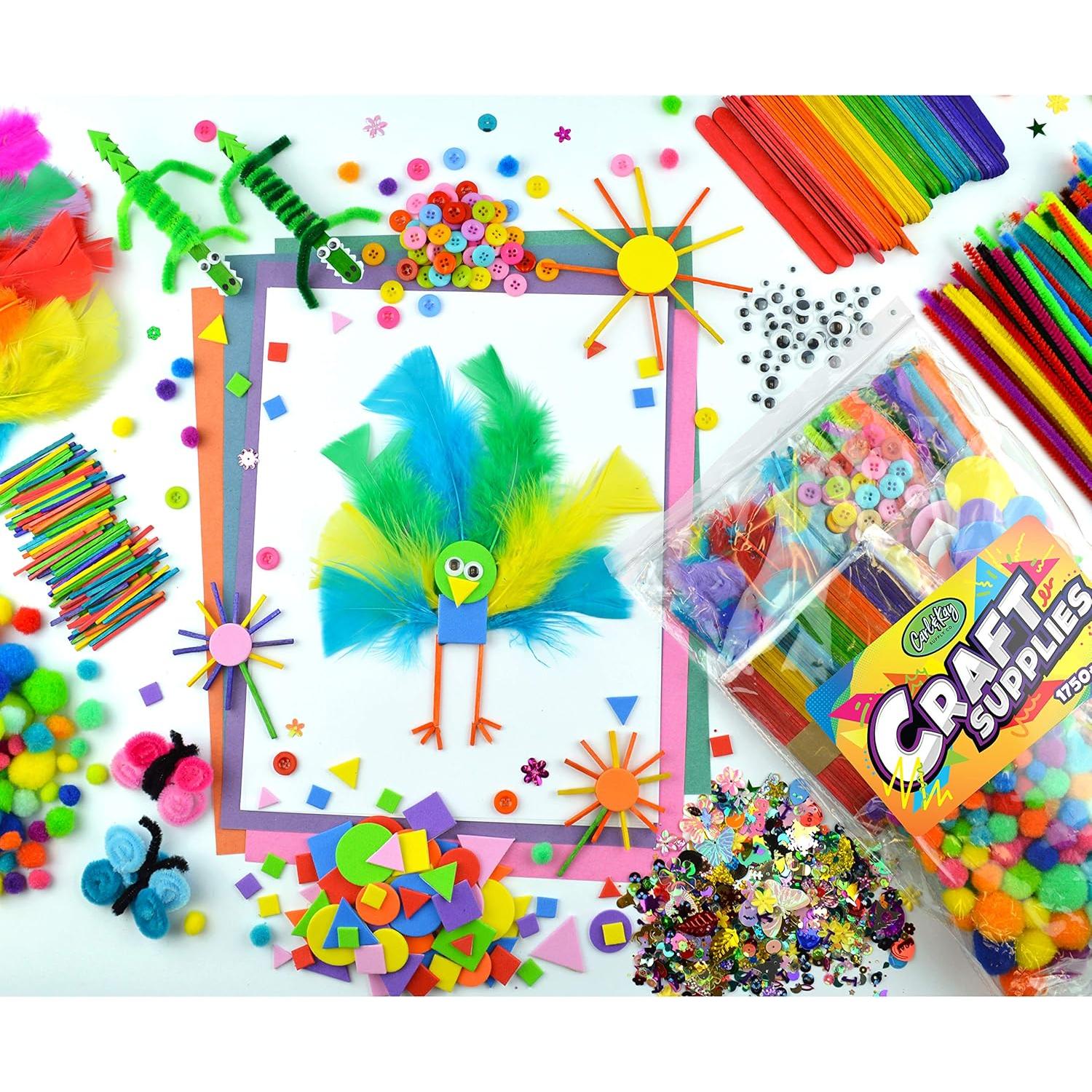 Kit de Manualidades para Niños Carl & Kay 1750 Piezas