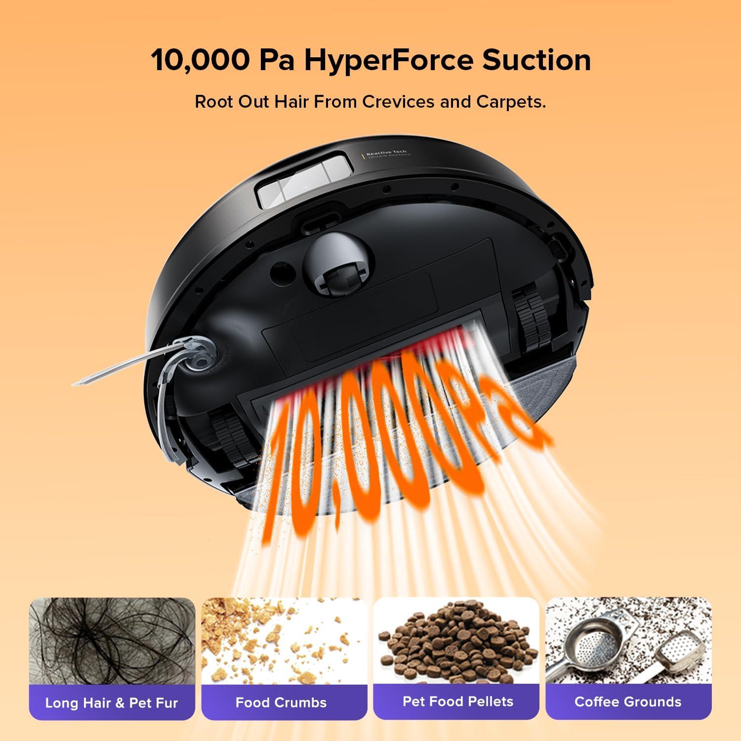 Aspiradora Robot Roborock Q10 S5+ Negra con 6 Bolsas