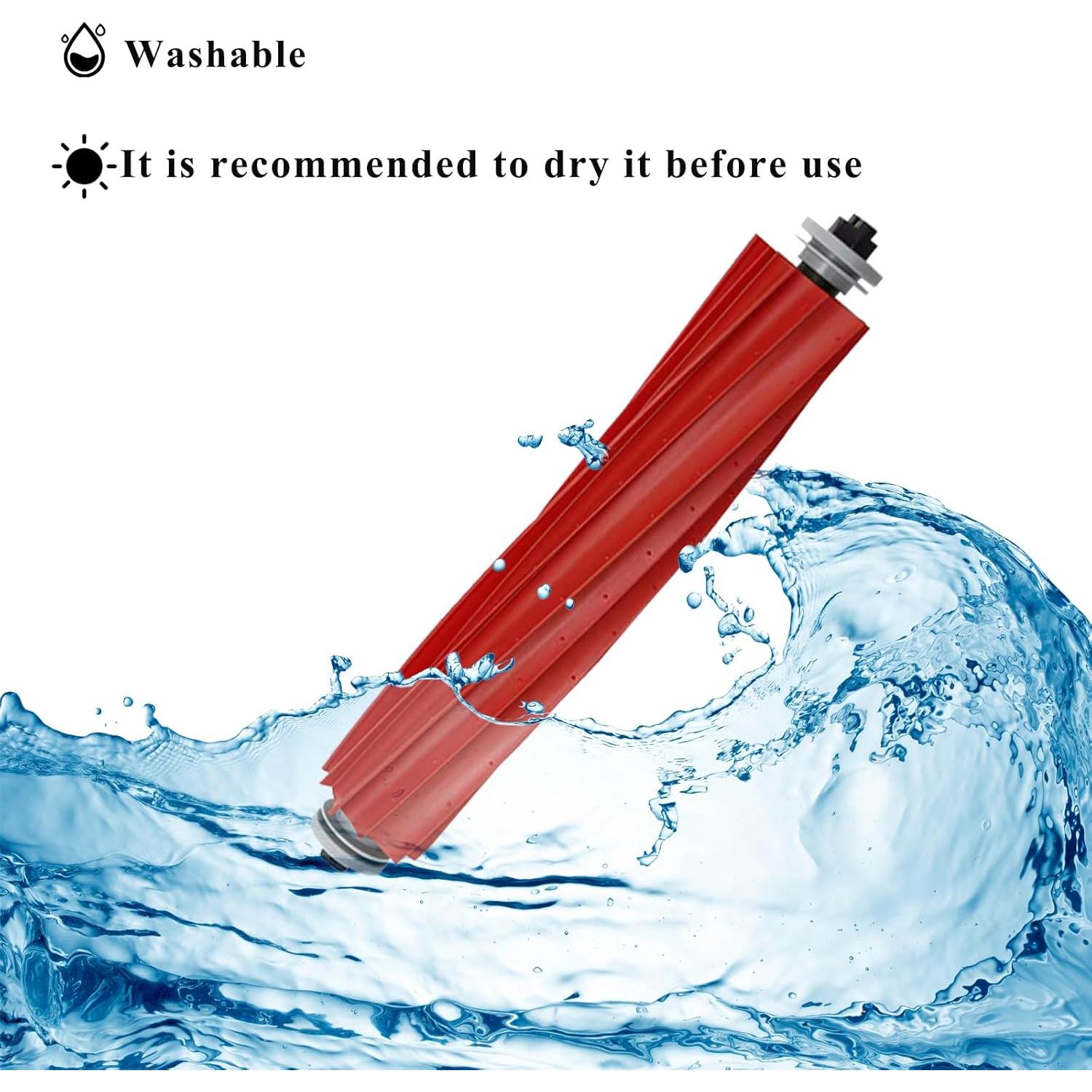 Cepillo Principal de Goma Soniicmomo para Roborock S7 y Q Revo