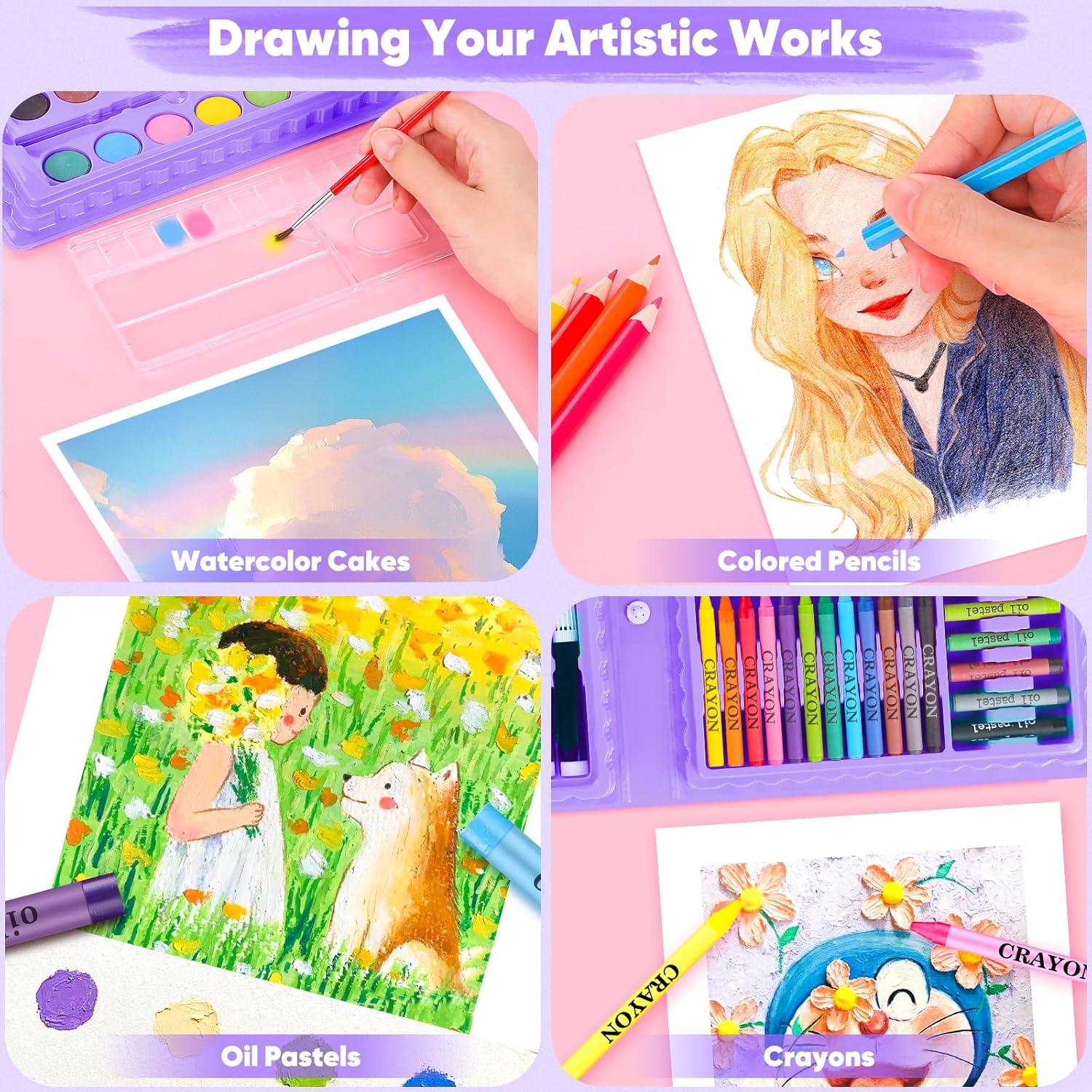 Set de Arte iBayam 149 Piezas Dibujo y Pintura