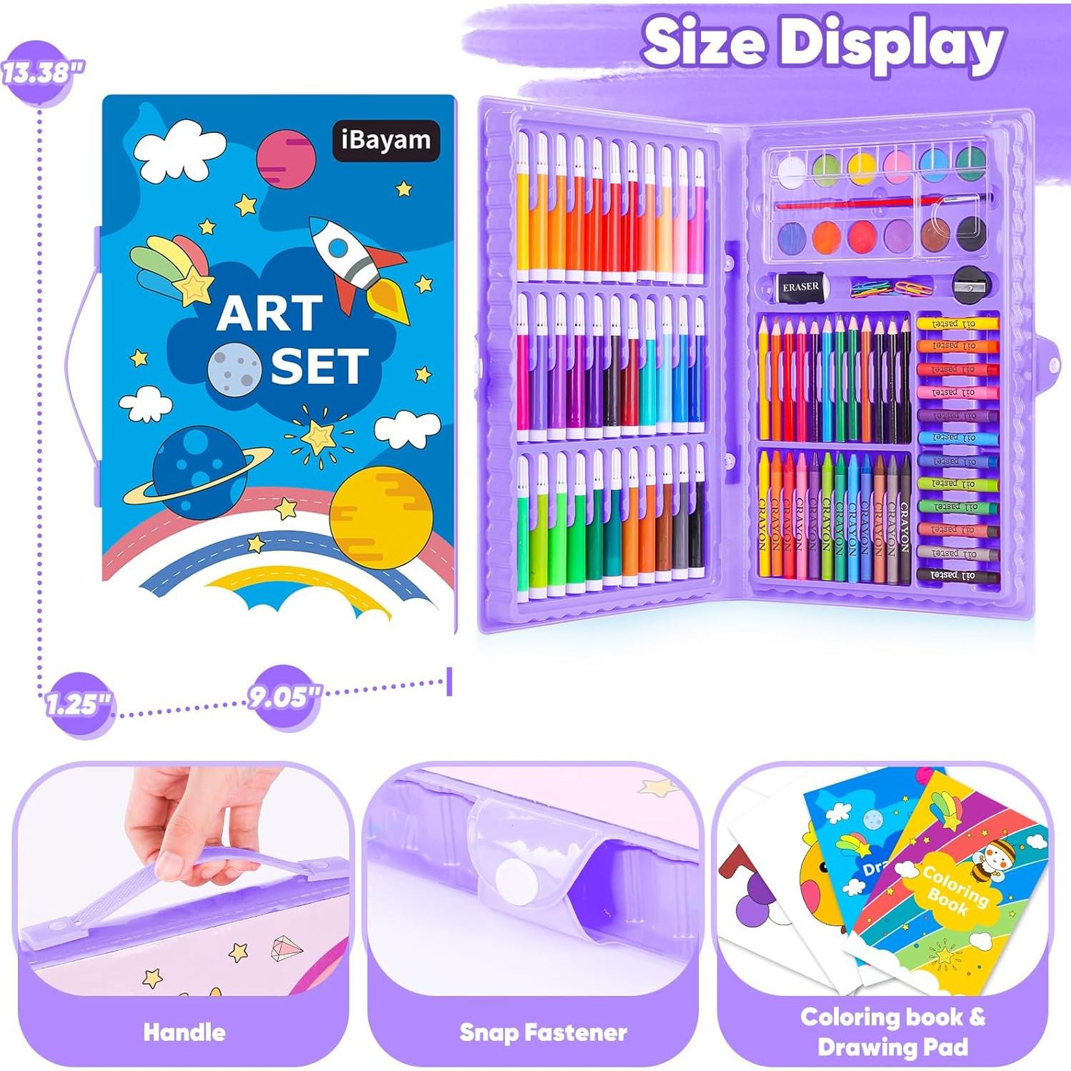 Set de Arte iBayam 149 Piezas Dibujo y Pintura