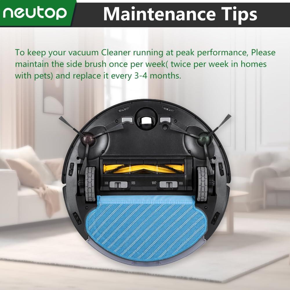 Cepillos Laterales Neutop para Ecovacs Deebot 920 950 - Paquete de 8