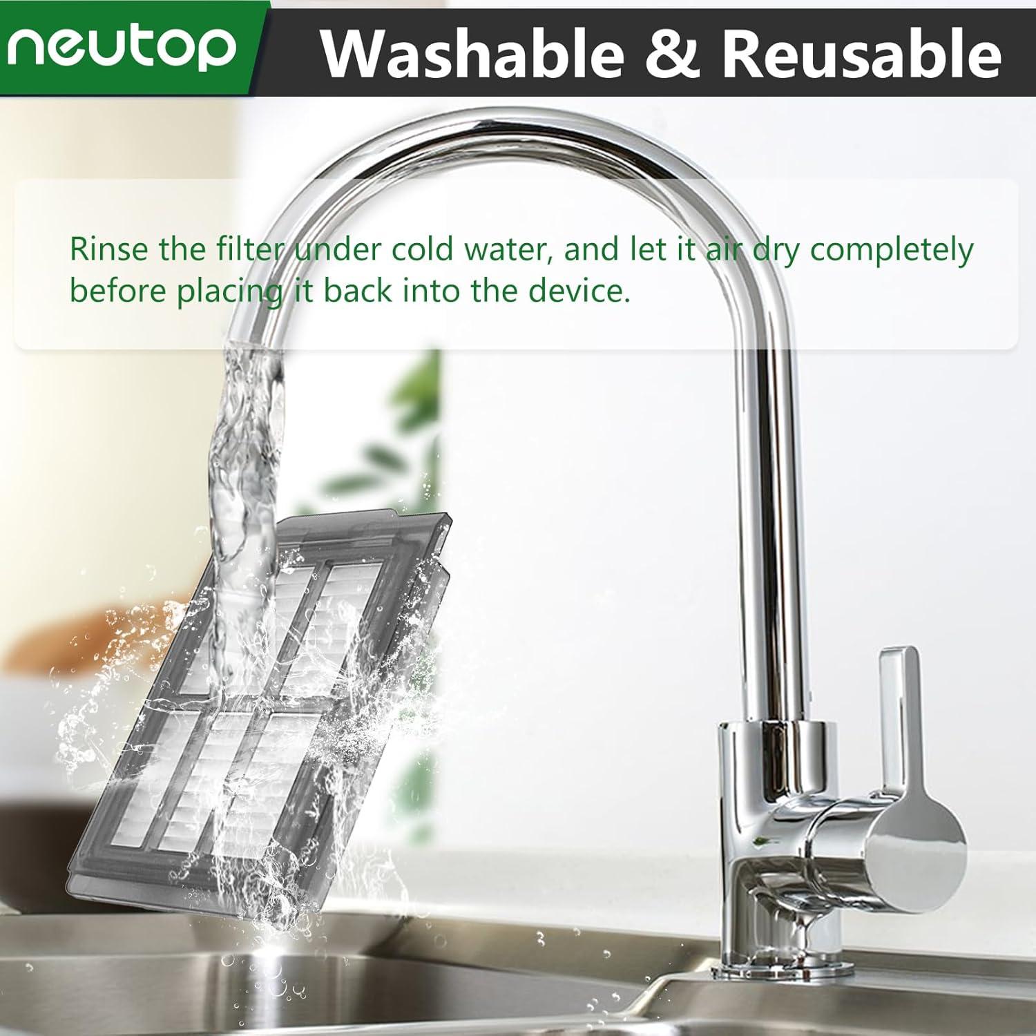 Filtros HEPA Neutop para iRobot Roomba Plus 405 505 - 9 Piezas