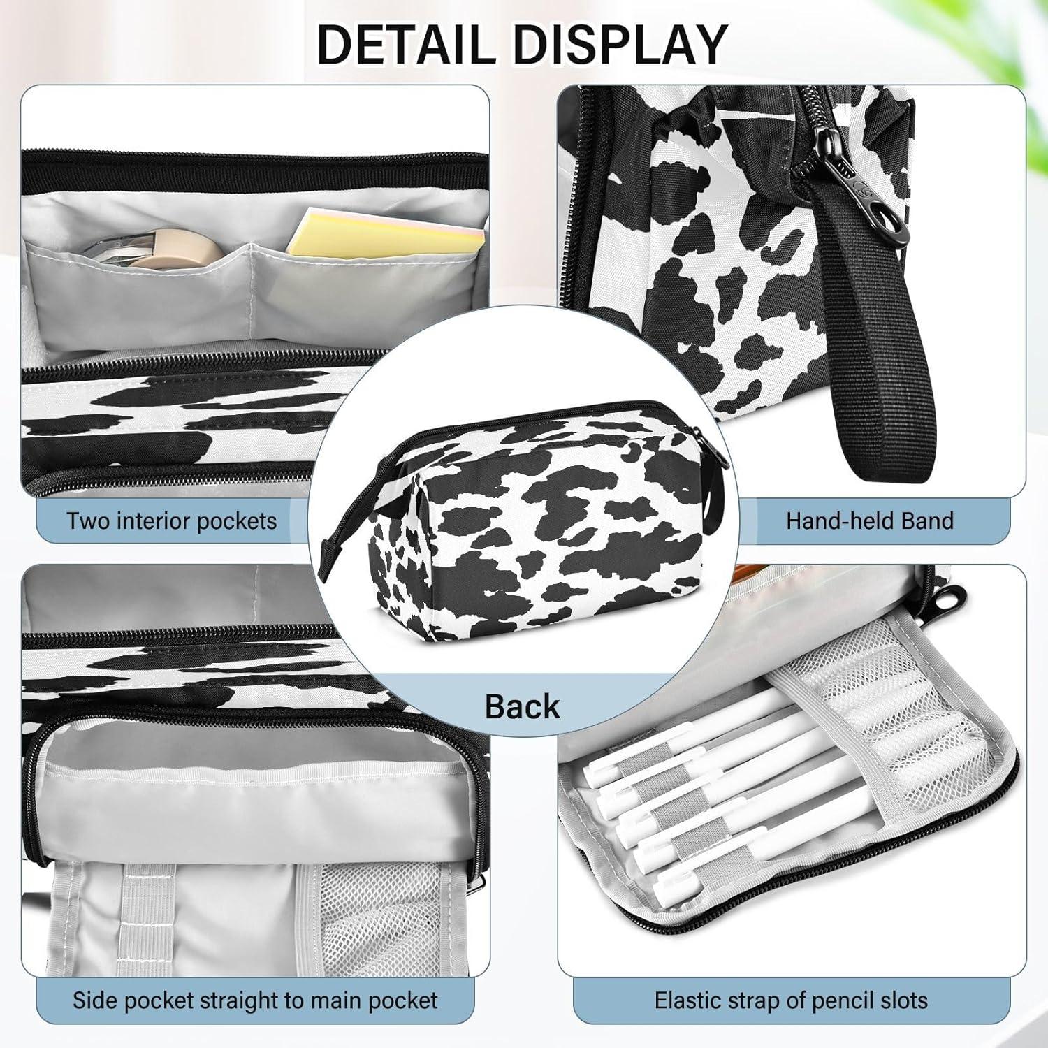 Estuche de Lápices DEHOZO Diseño Vaca Lechera 24x9.5x15cm