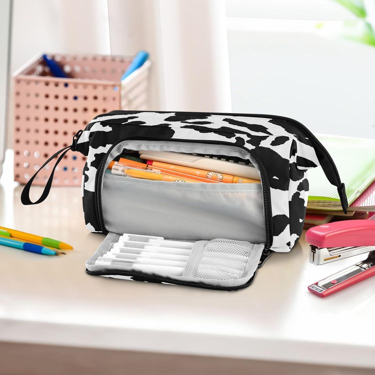 Estuche de Lápices DEHOZO Diseño Vaca Lechera 24x9.5x15cm