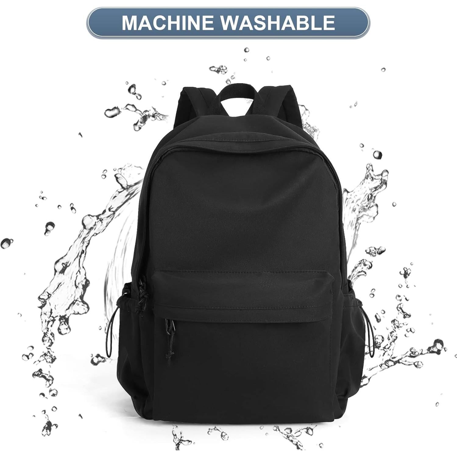 Mochila Escolar PAUBACK Negra Impermeable 24L para Laptop