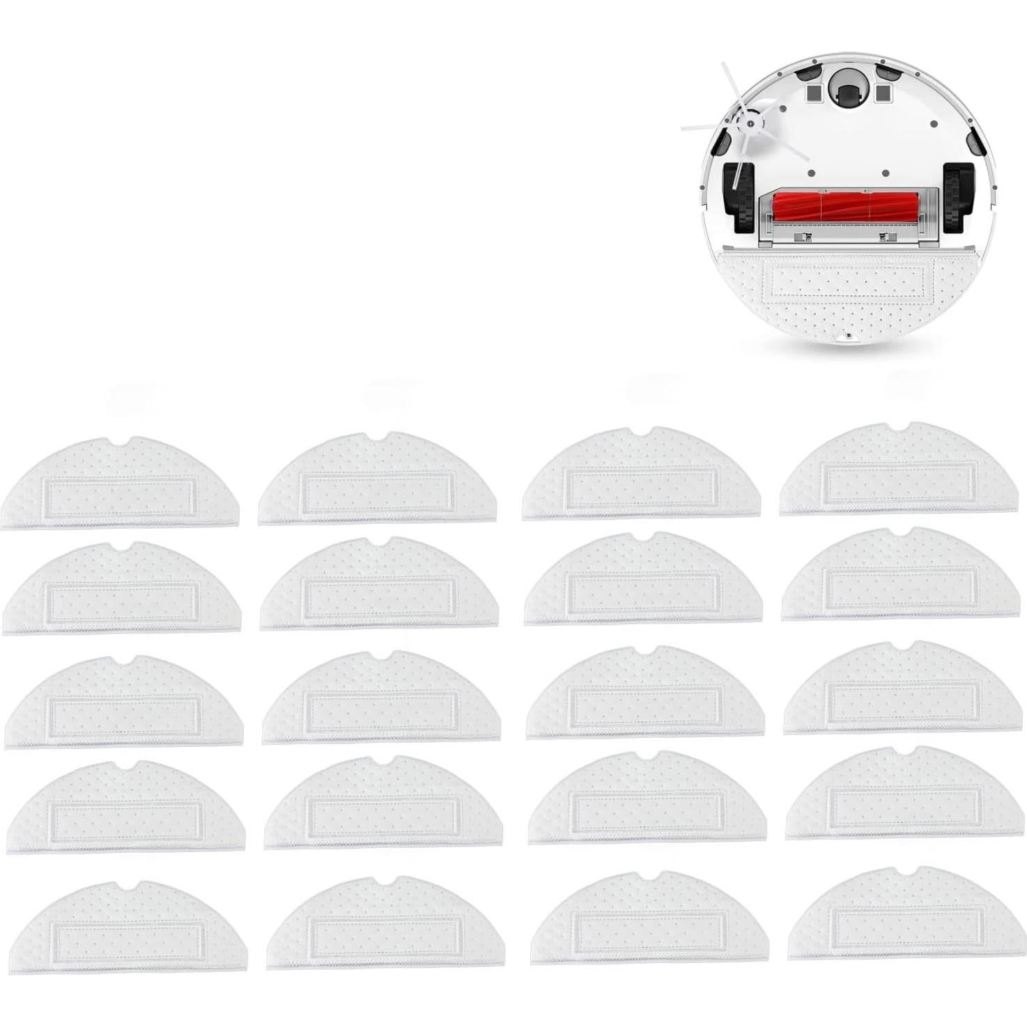 Almohadillas de Mopa CHICIRIS para Roborock S7, 20 Piezas