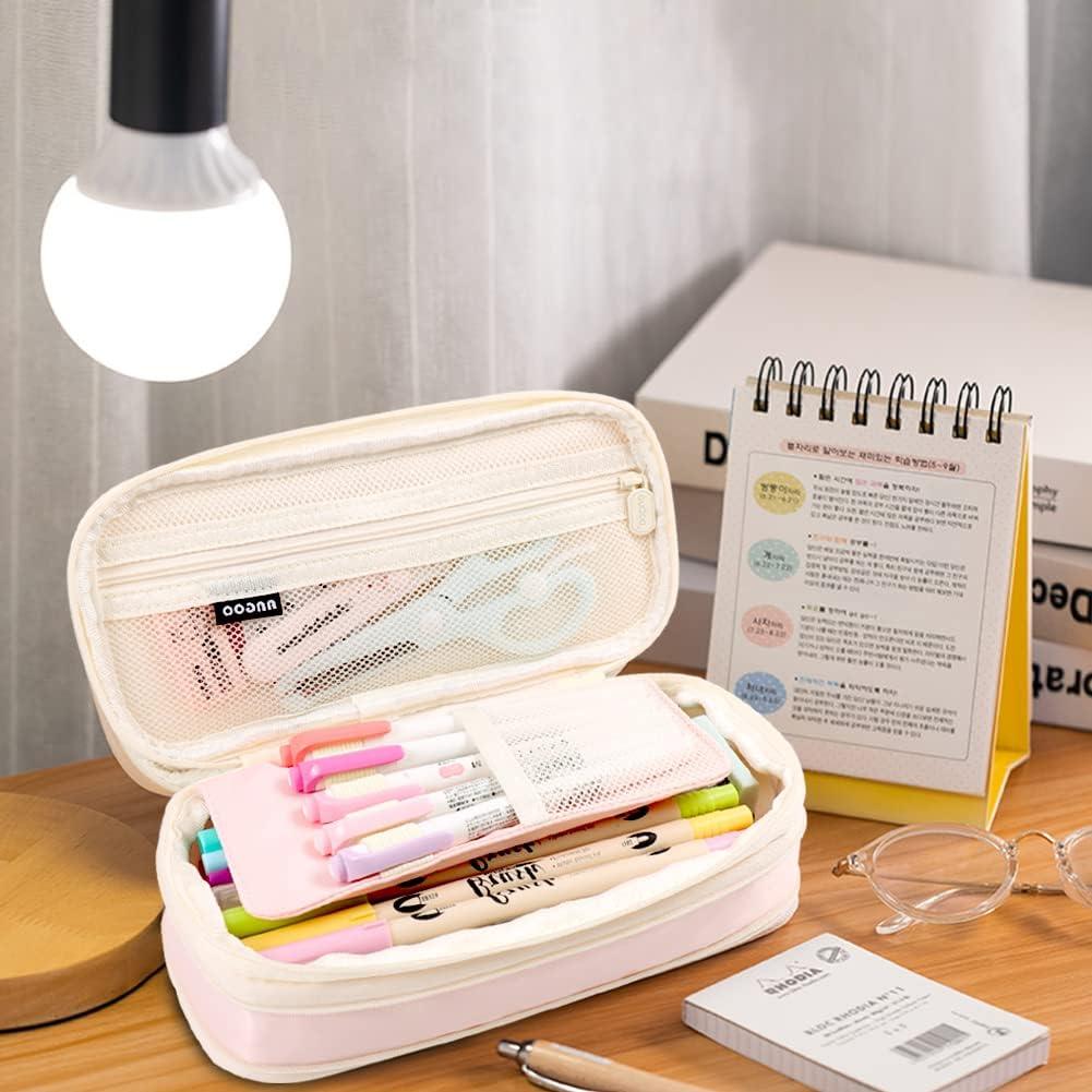 Estuche Expandible MAMUNU Rosa 21x7.6cm Gran Capacidad