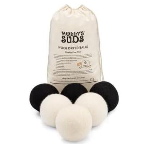 Bolas de Secado de Lana Molly | Set de 6 Reutilizables y Hipoalergénicas