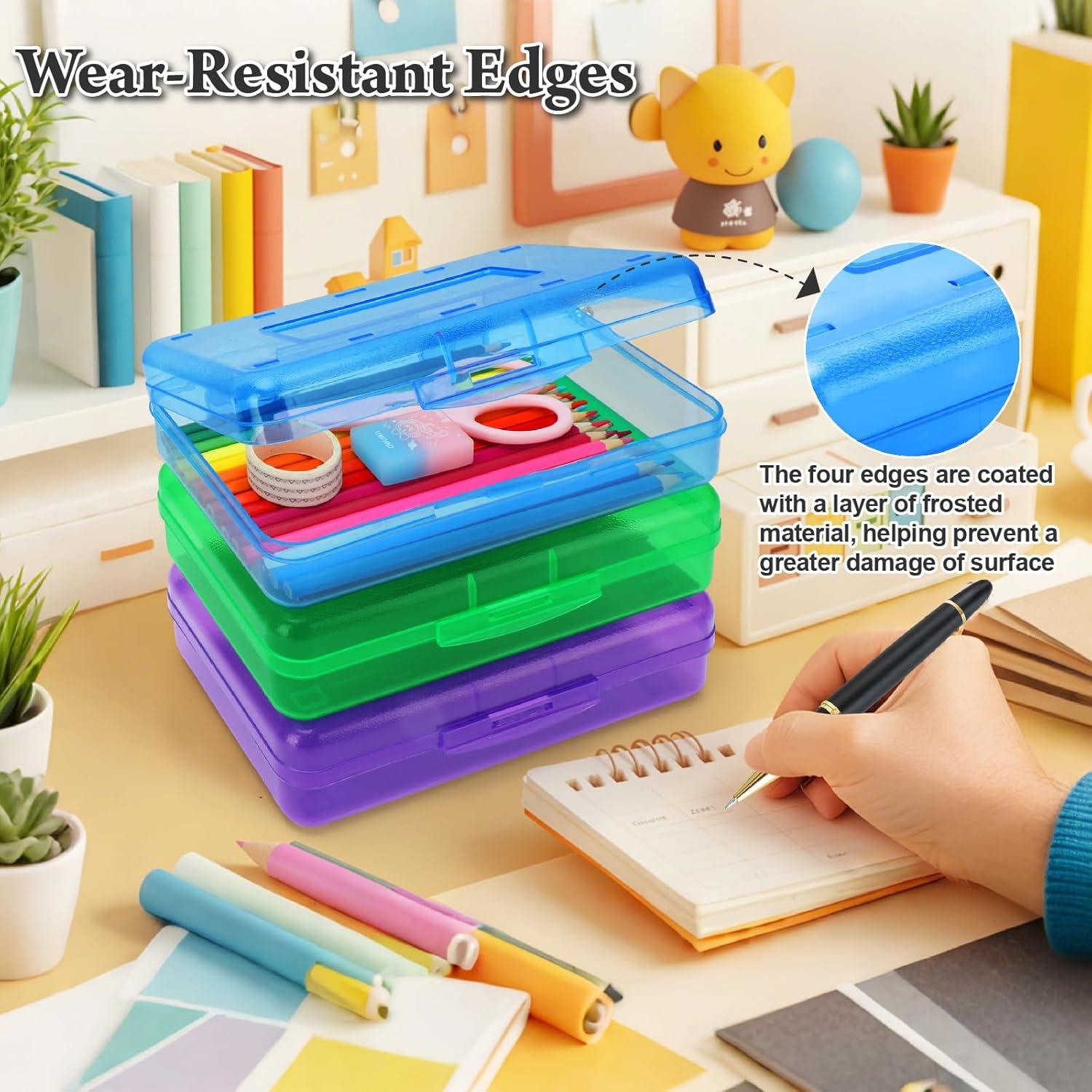 Caja de Lápiz Nuozme Azul 700ml Plástico Apilable