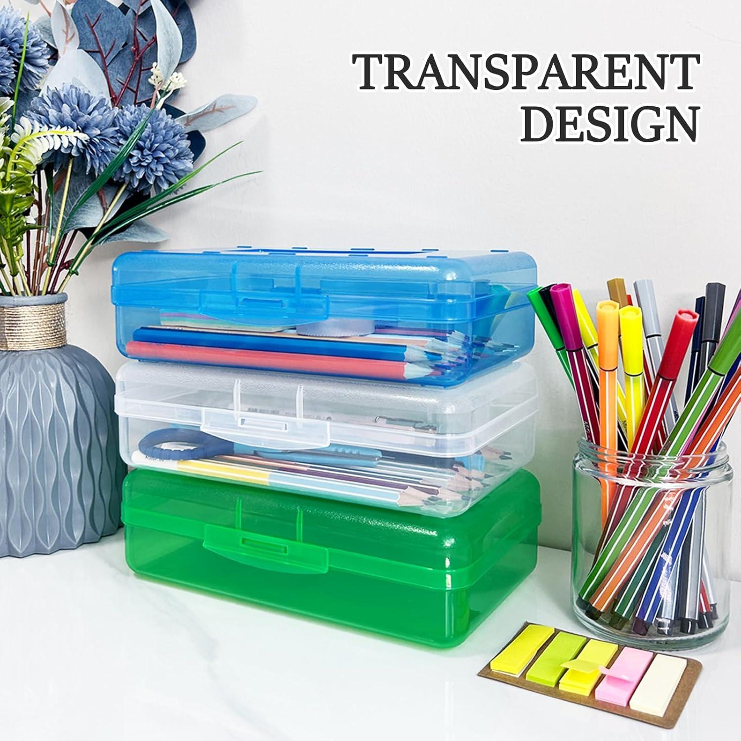 Caja de Lápiz Nuozme Azul 700ml Plástico Apilable