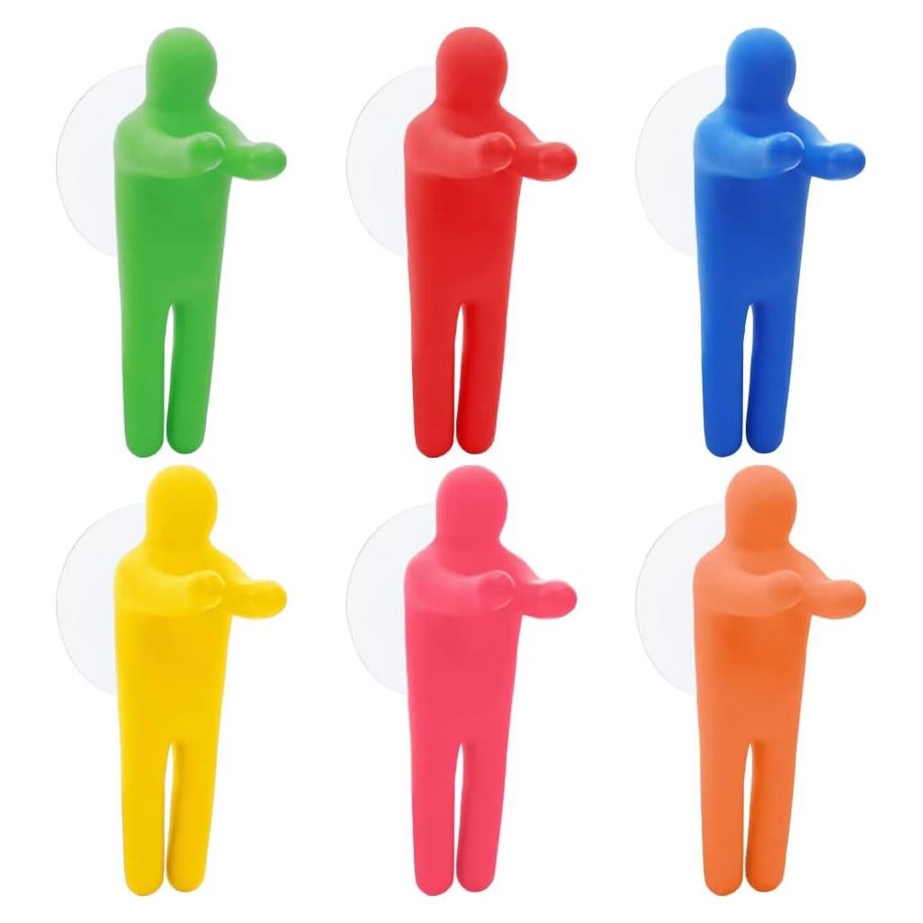 Soporte para Cepillos de Dientes Chihutown 6 Piezas Ventosa Multicolor